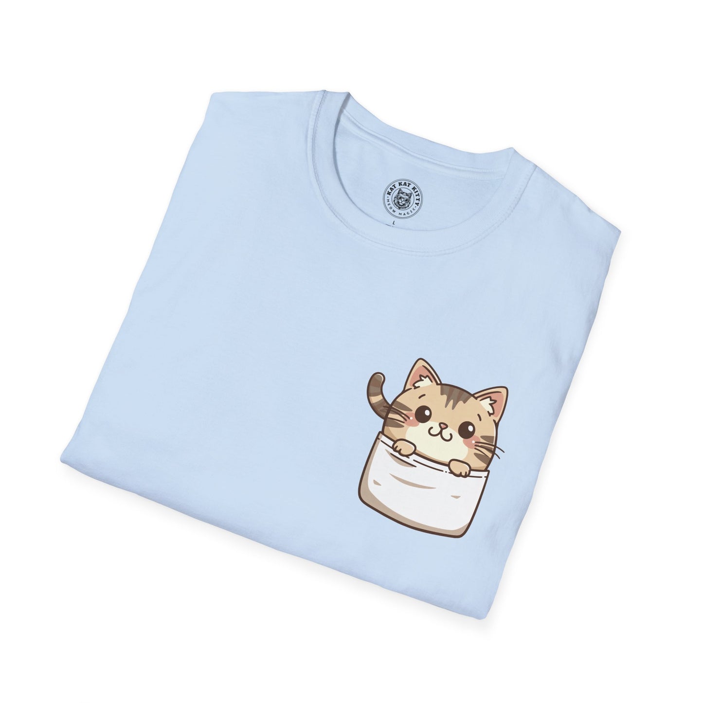 Cat In Pocket 3 - Unisex Cat Graphic Tees | Graphic T Shirts