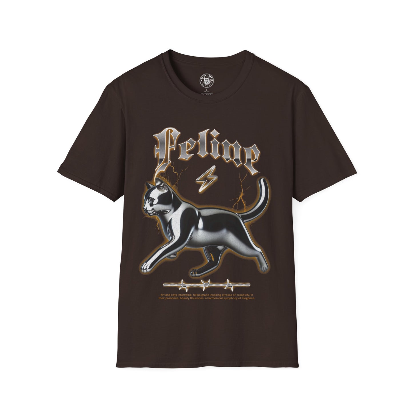 Feline - Unisex Cat Graphic Tees | Graphic T Shirts