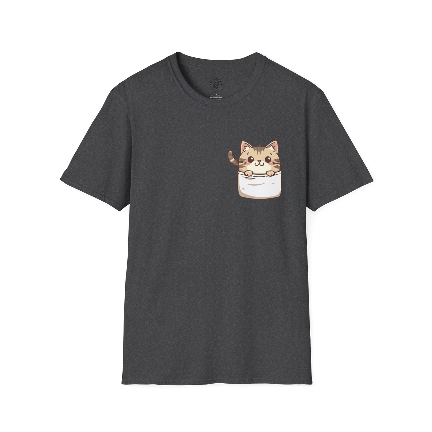 Cat In Pocket 3 - Unisex Cat Graphic Tees | Graphic T Shirts