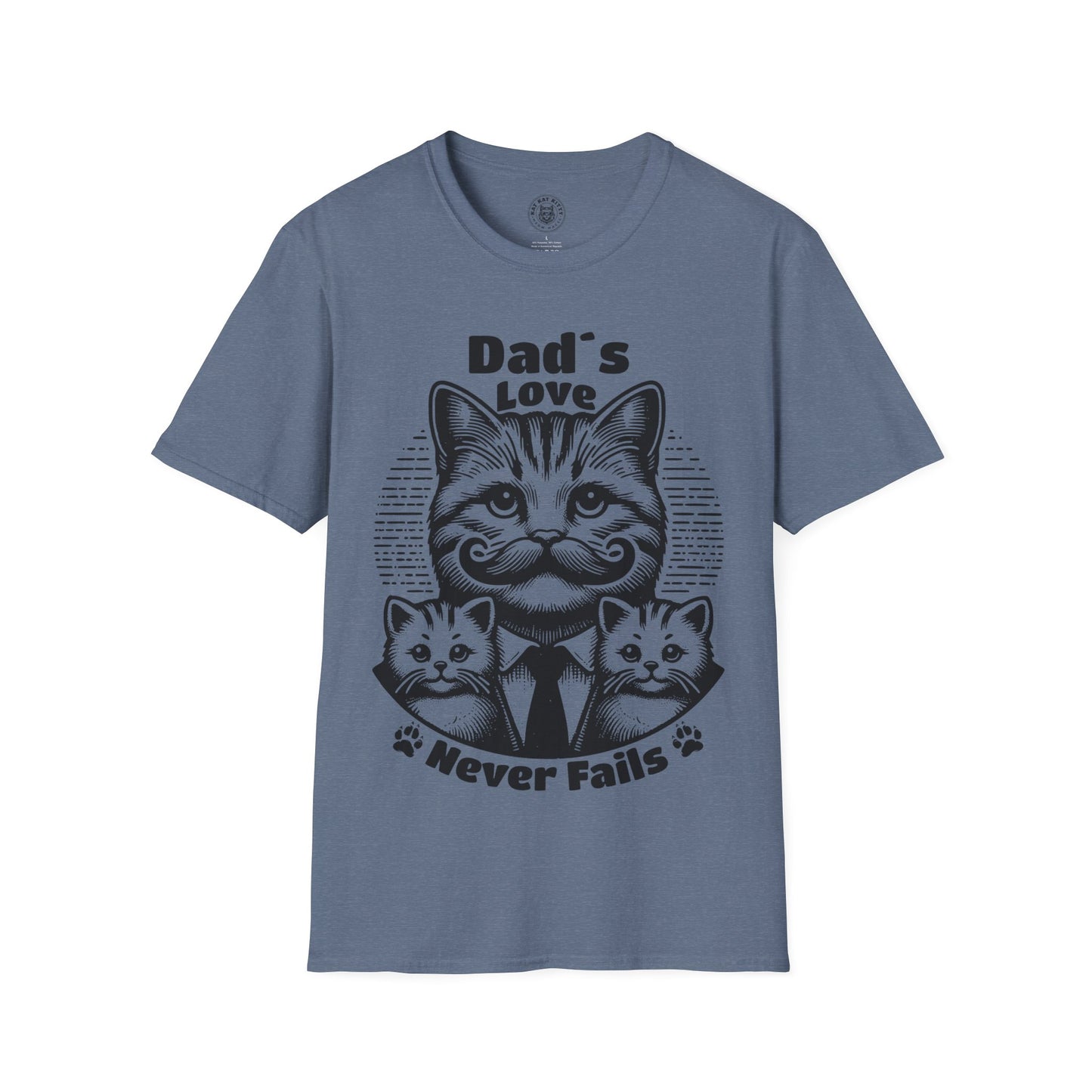 Dad´s Love Never Fails - Unisex Cat Graphic Tees | Graphic T Shirts