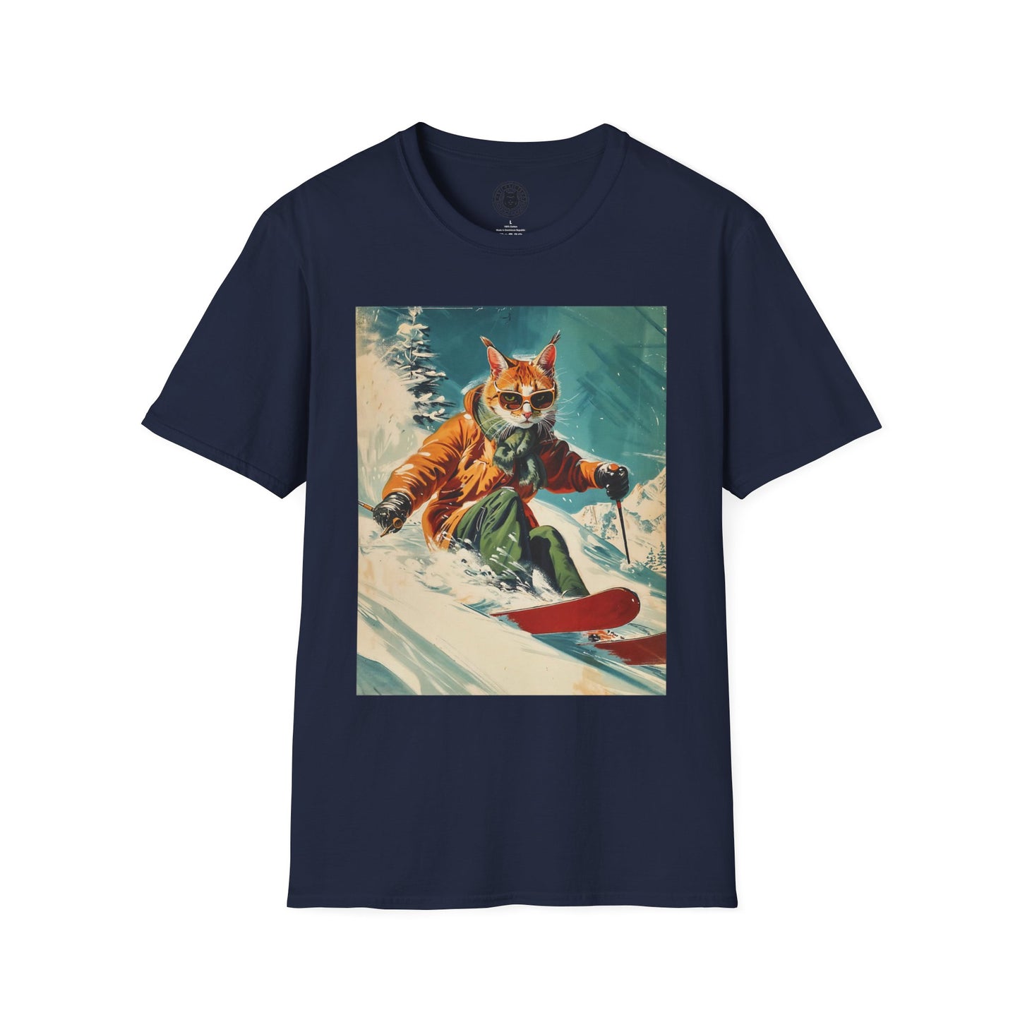 Meowna Lisa - Unisex Cat Graphic Tees | Graphic T Shirts