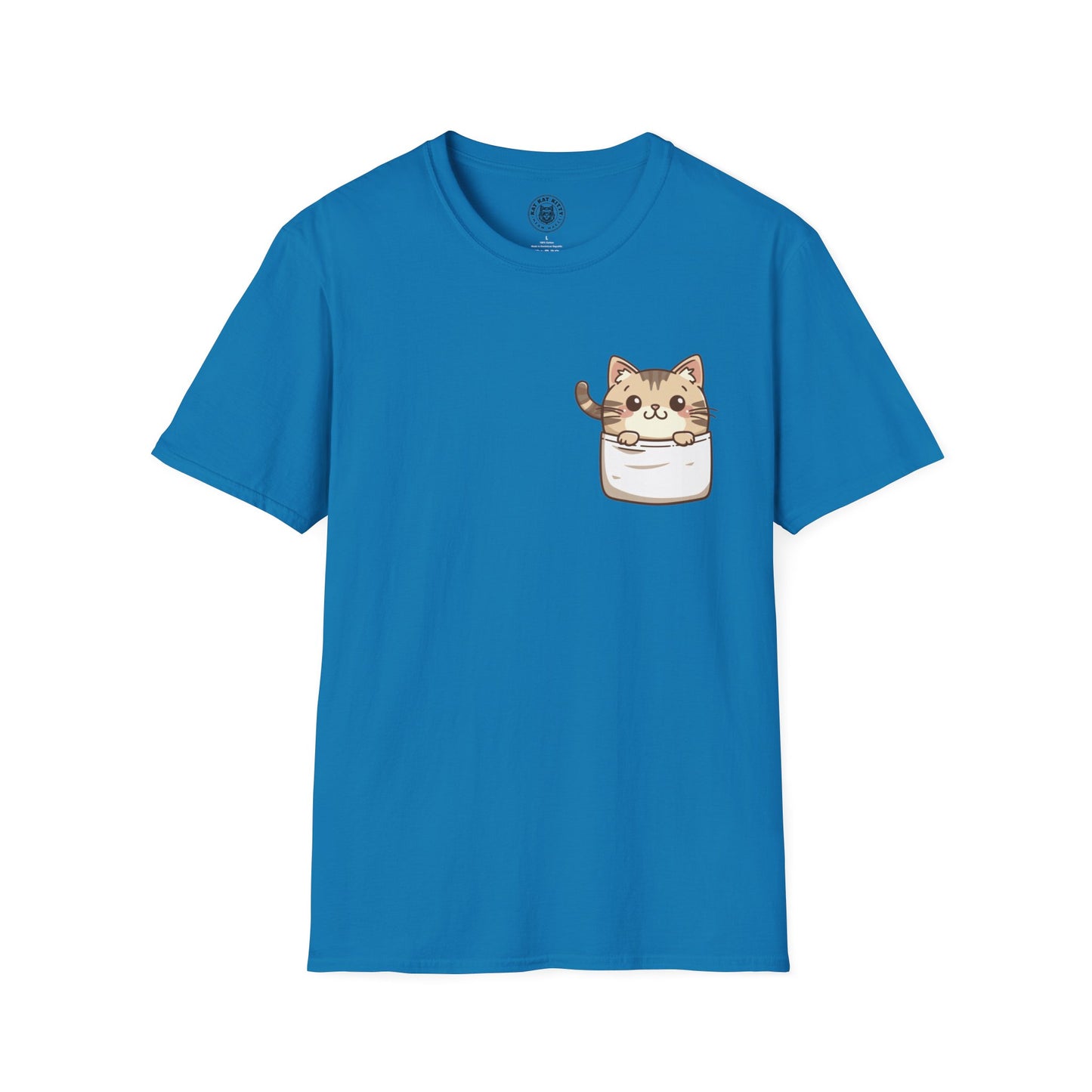 Cat In Pocket 3 - Unisex Cat Graphic Tees | Graphic T Shirts