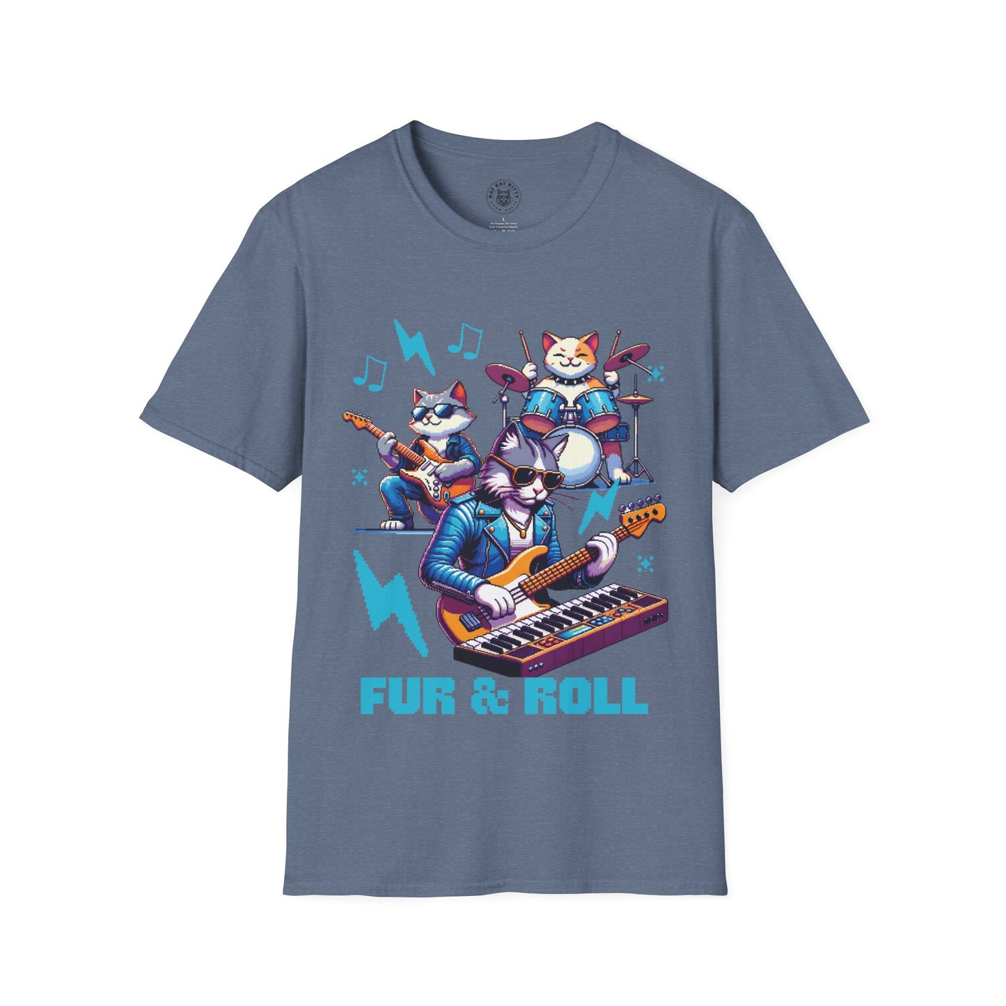 Fur & Roll - Unisex Cat Graphic Tees | Graphic T Shirts