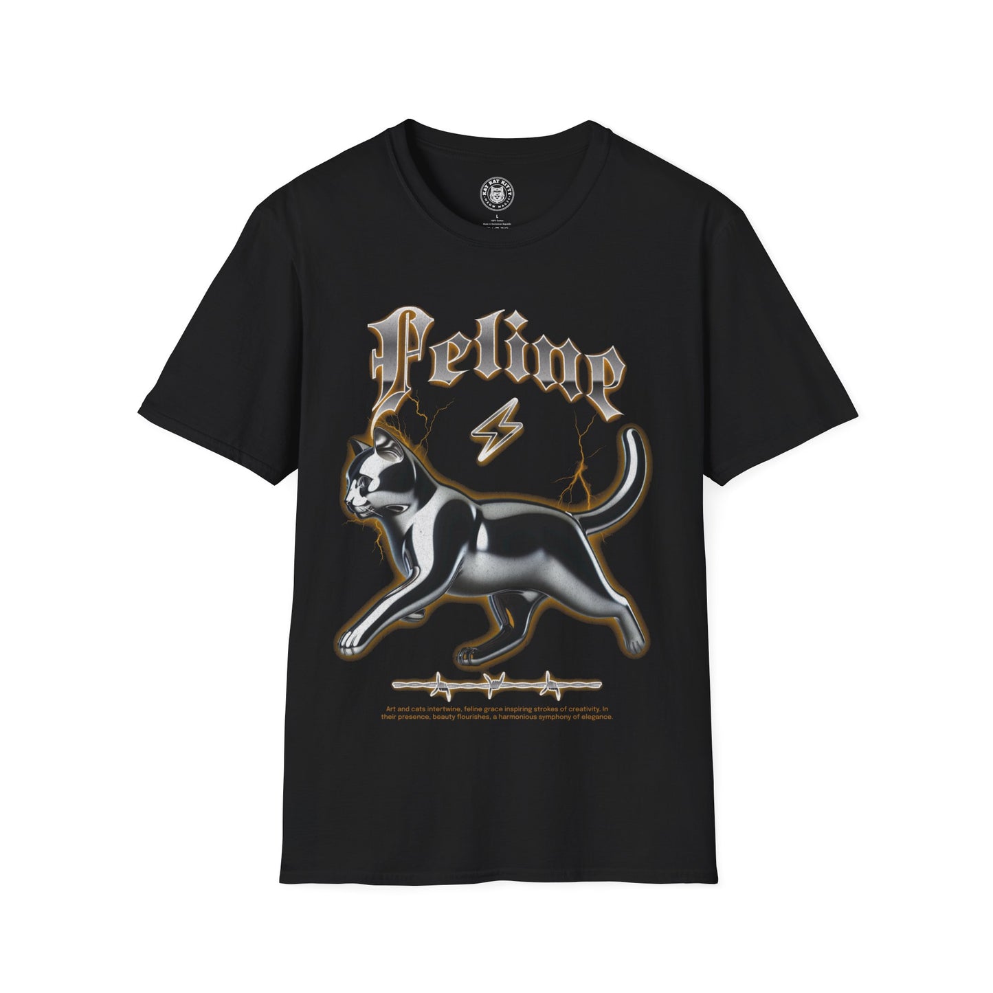 Feline - Unisex Cat Graphic Tees | Graphic T Shirts