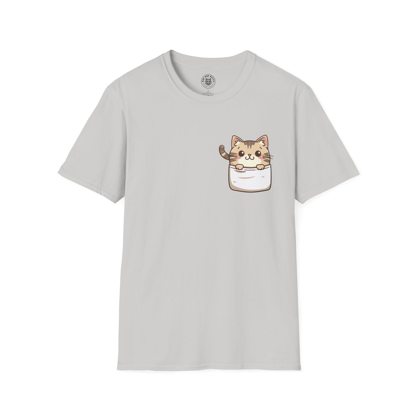 Cat In Pocket 3 - Unisex Cat Graphic Tees | Graphic T Shirts