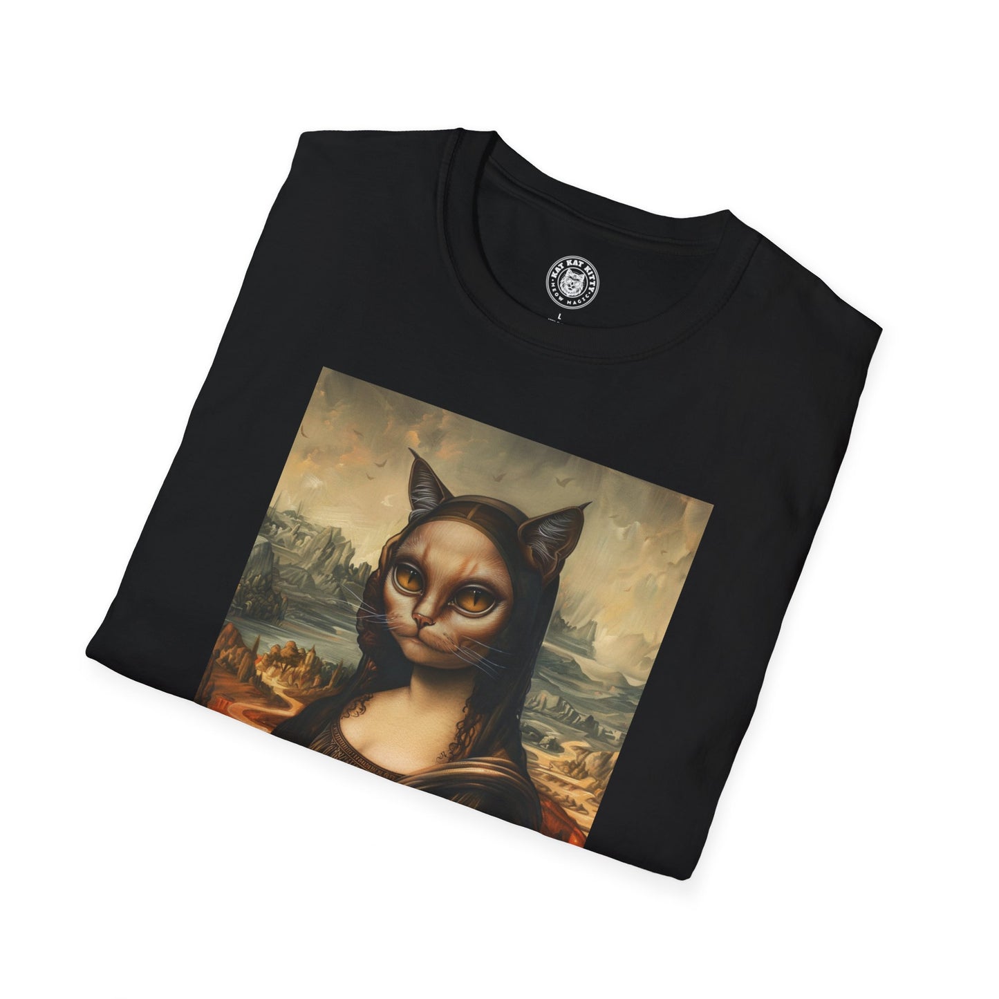 Meowna Lisa - Unisex Cat Graphic Tees | Graphic T Shirts