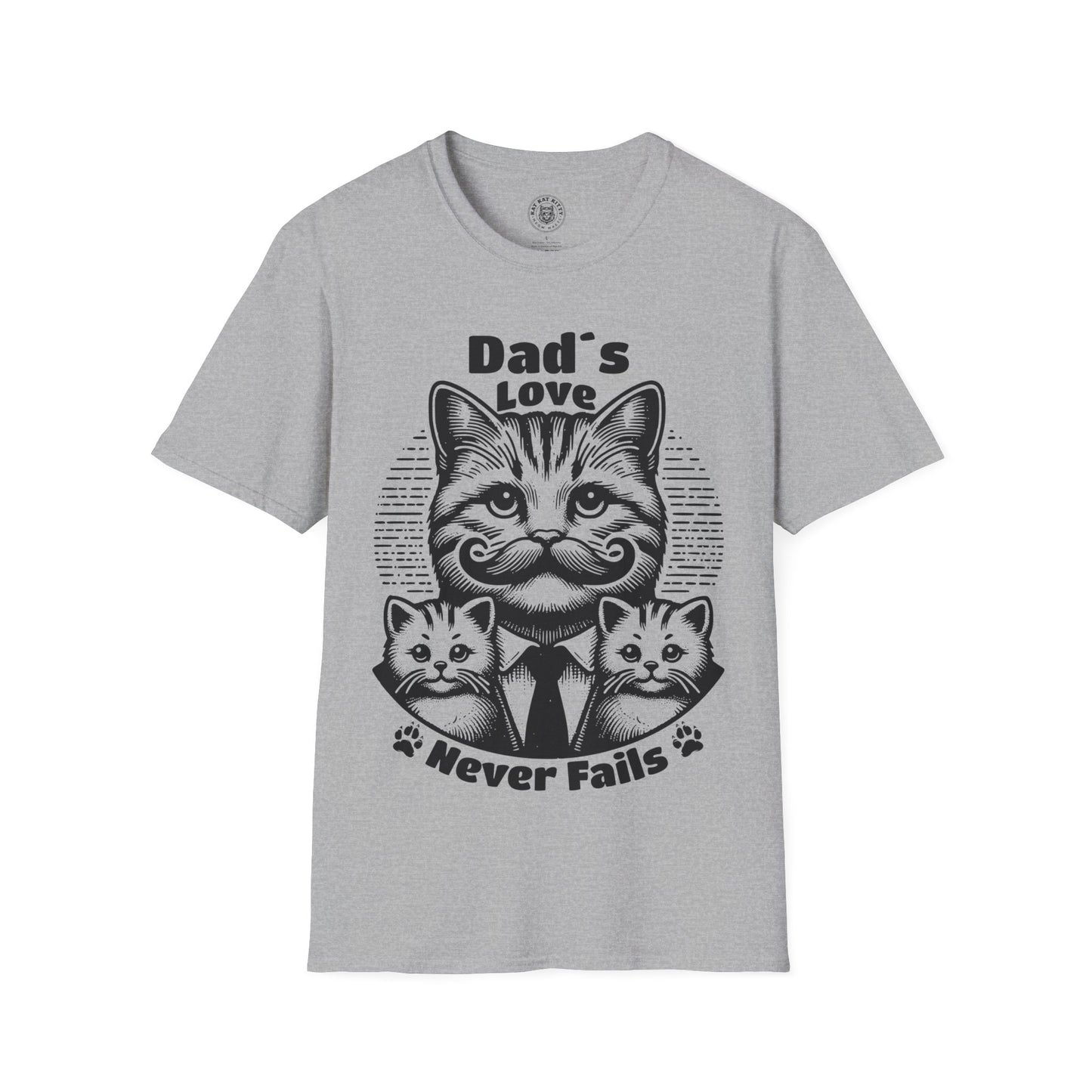 Dad´s Love Never Fails - Unisex Cat Graphic Tees | Graphic T Shirts