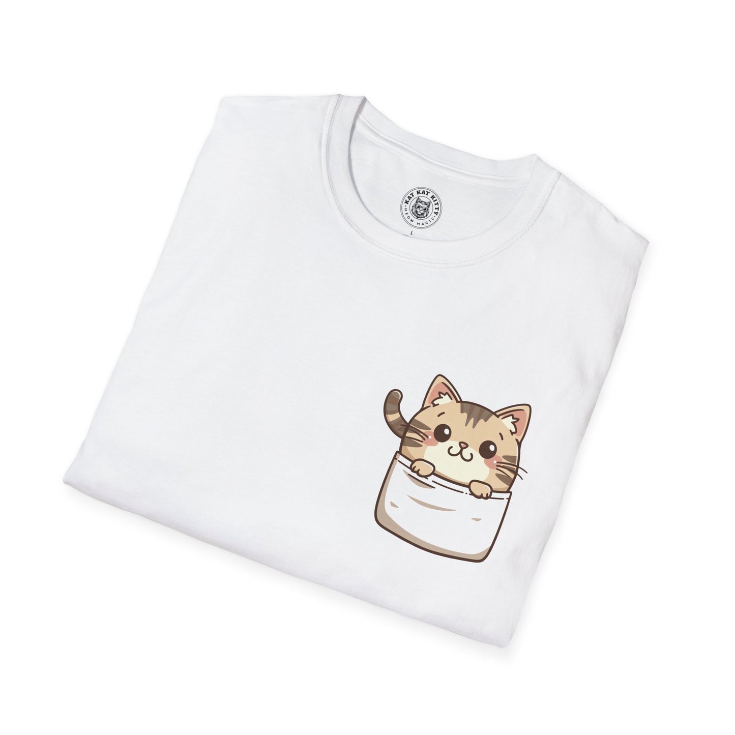Cat In Pocket 3 - Unisex Cat Graphic Tees | Graphic T Shirts