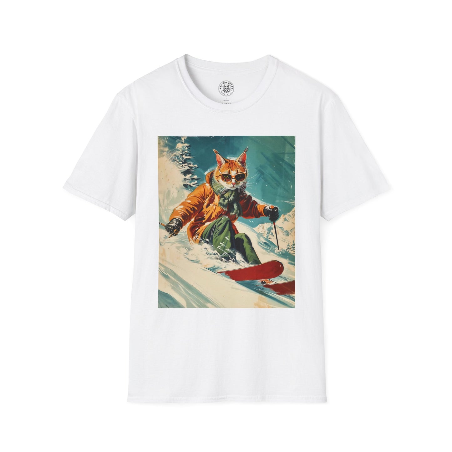 Meowna Lisa - Unisex Cat Graphic Tees | Graphic T Shirts
