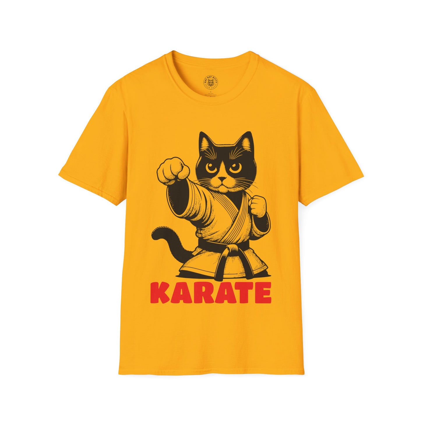 Karateka Cat - Unisex Cat Graphic Tees | Graphic T Shirts
