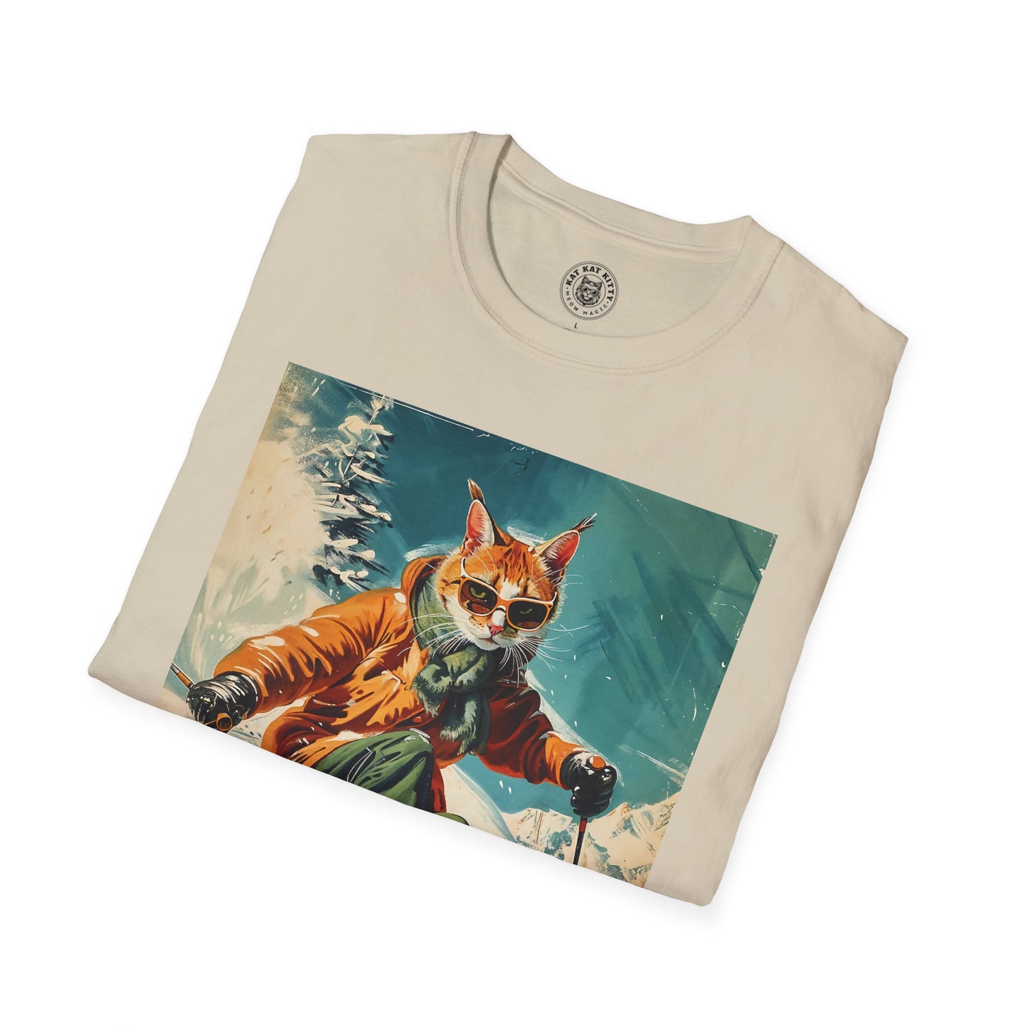 Meowna Lisa - Unisex Cat Graphic Tees | Graphic T Shirts