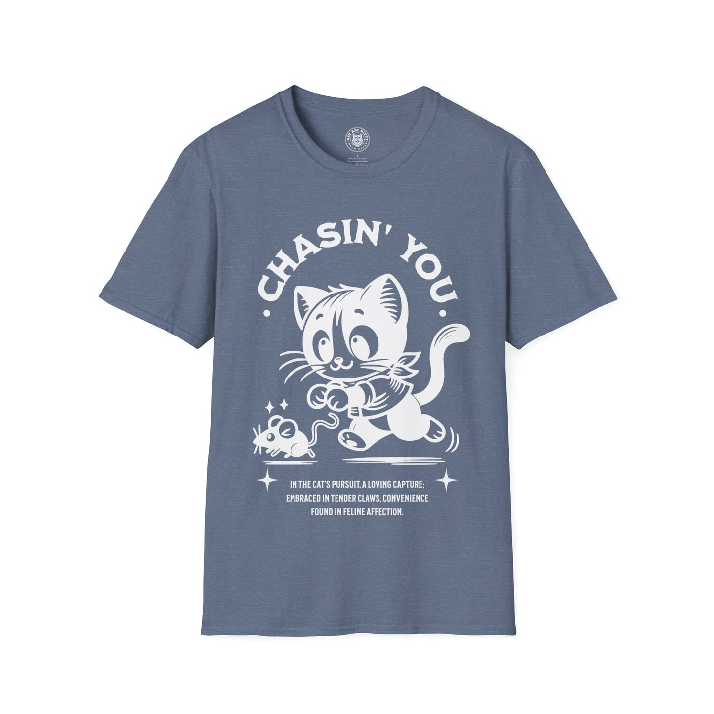 Chasing You - Unisex Cat Graphic Tees | Graphic T Shirts