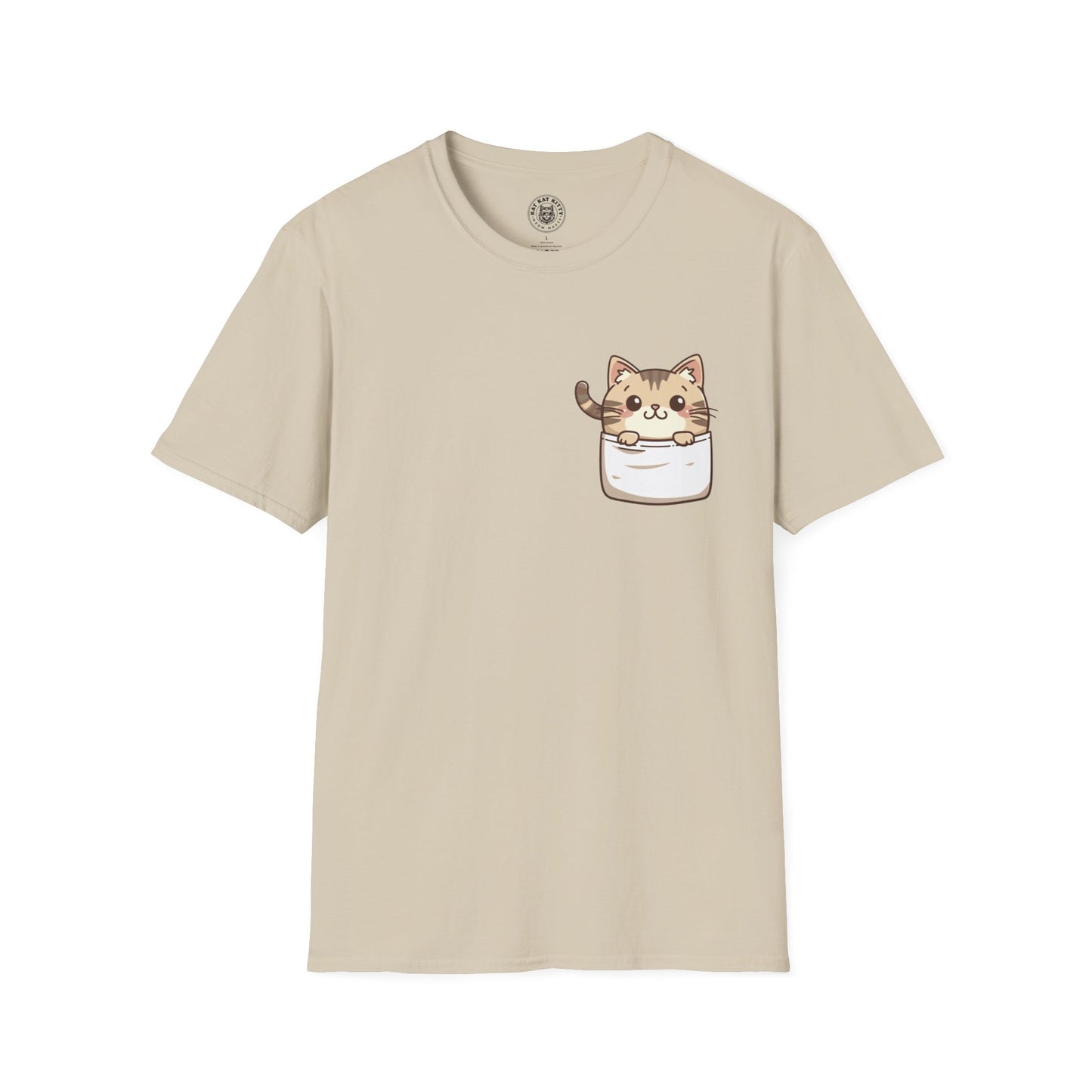 Cat In Pocket 3 - Unisex Cat Graphic Tees | Graphic T Shirts