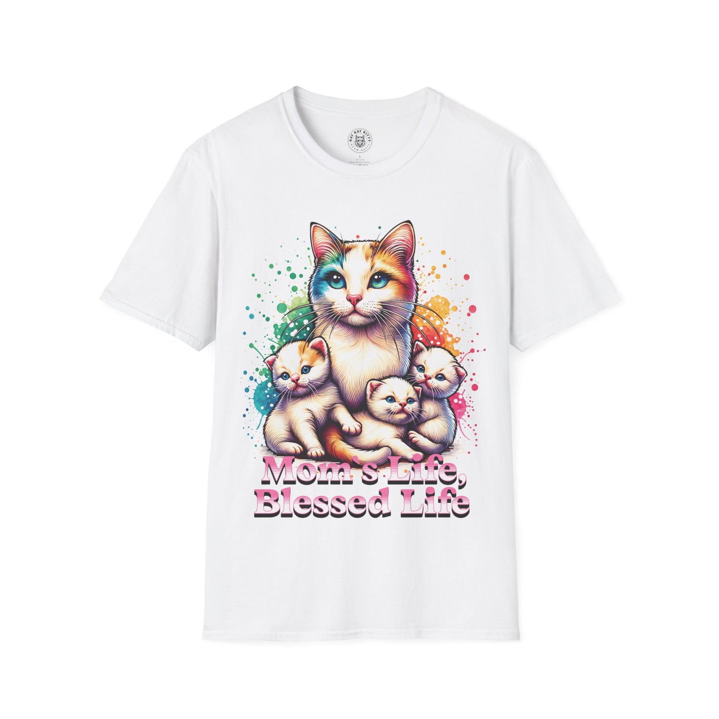 Mom´s Life Blessed Life - Unisex Cat Graphic Tees | Graphic T Shirts