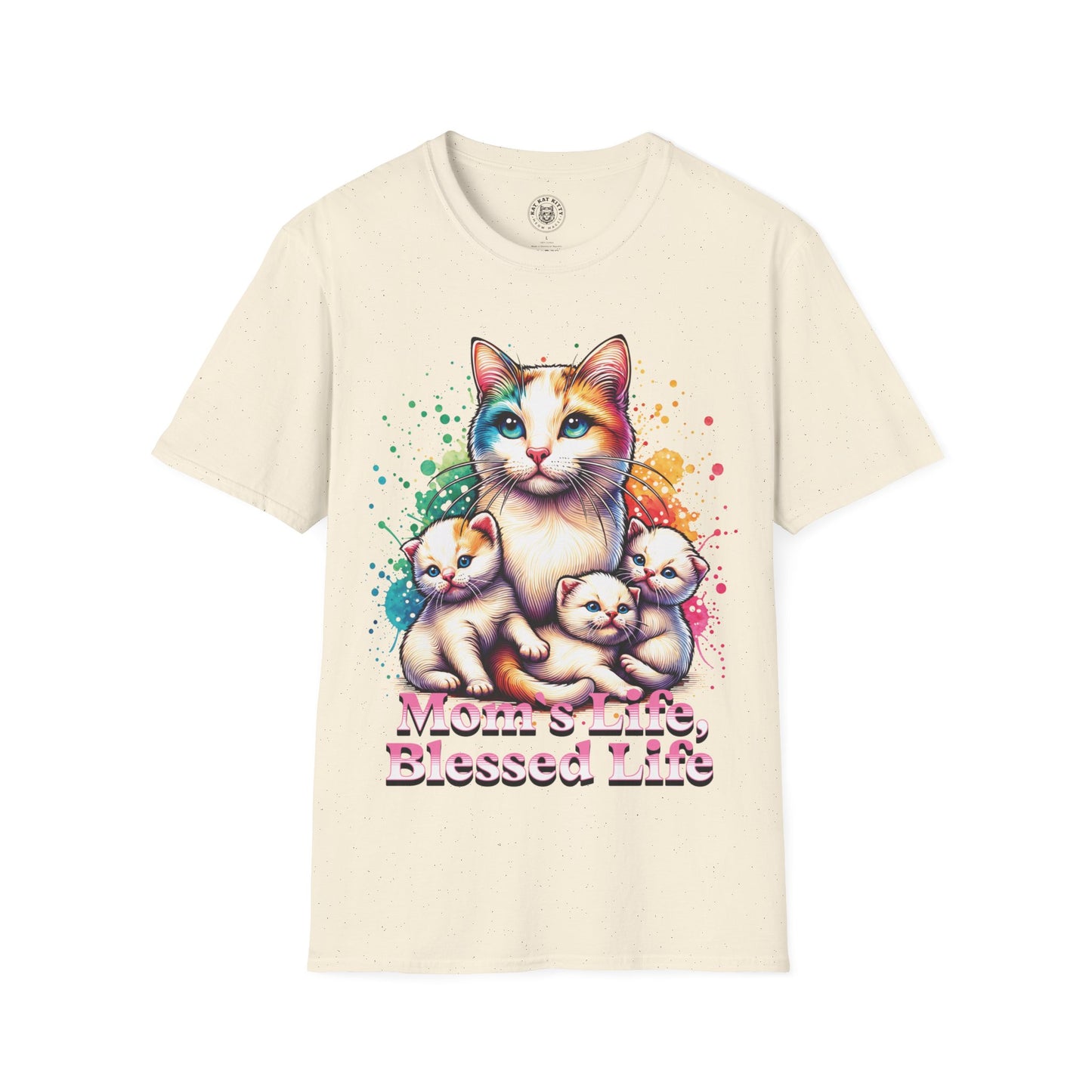 Mom´s Life Blessed Life - Unisex Cat Graphic Tees | Graphic T Shirts