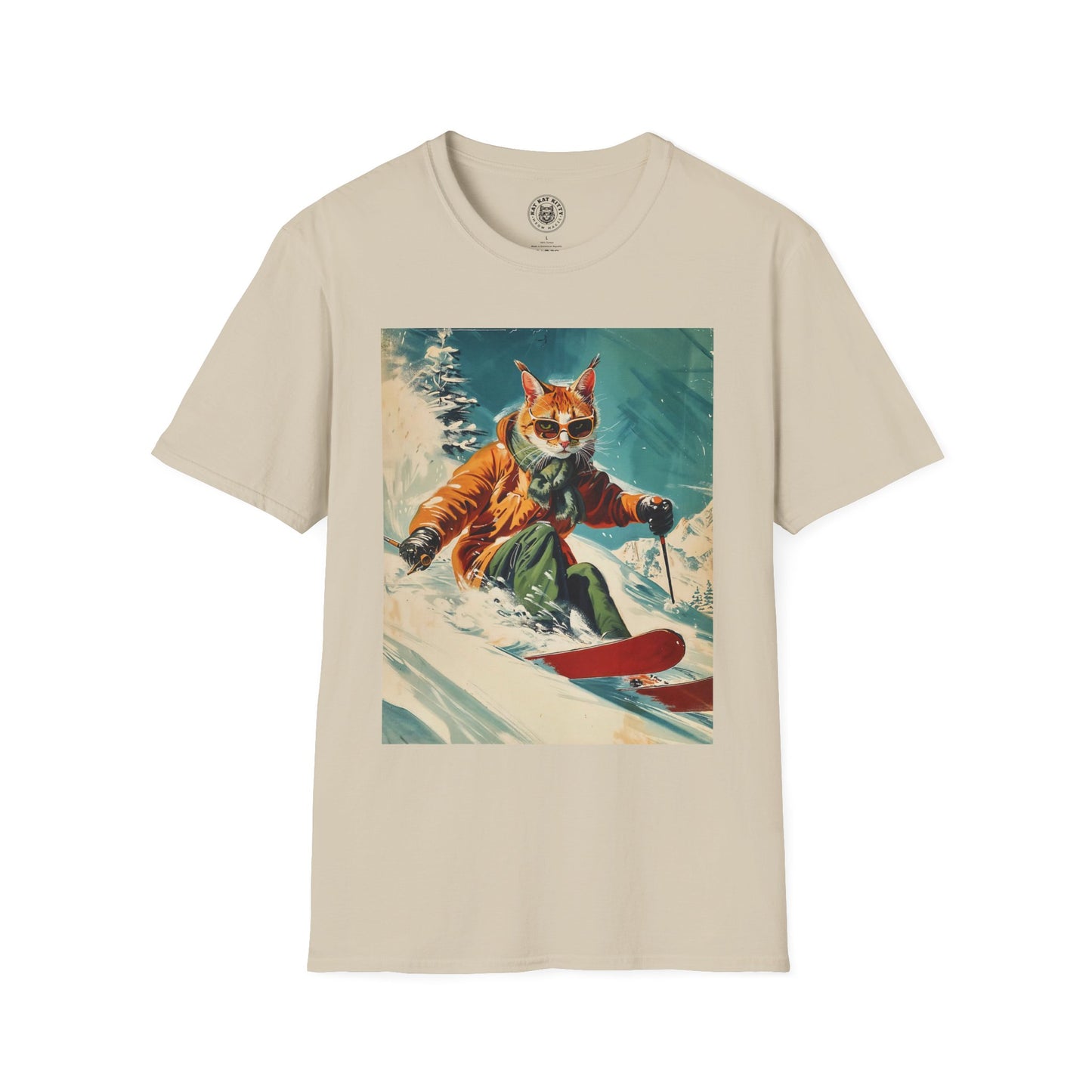 Meowna Lisa - Unisex Cat Graphic Tees | Graphic T Shirts