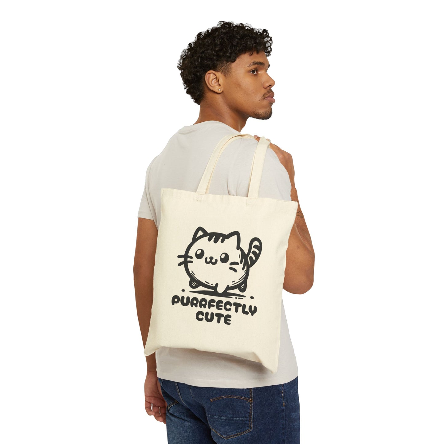 Purrfectly Cute - Cat Tote Bag