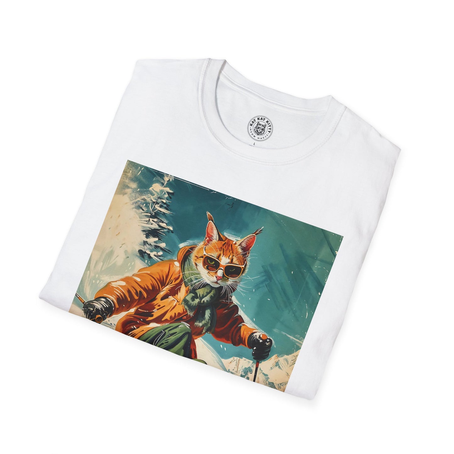 Meowna Lisa - Unisex Cat Graphic Tees | Graphic T Shirts