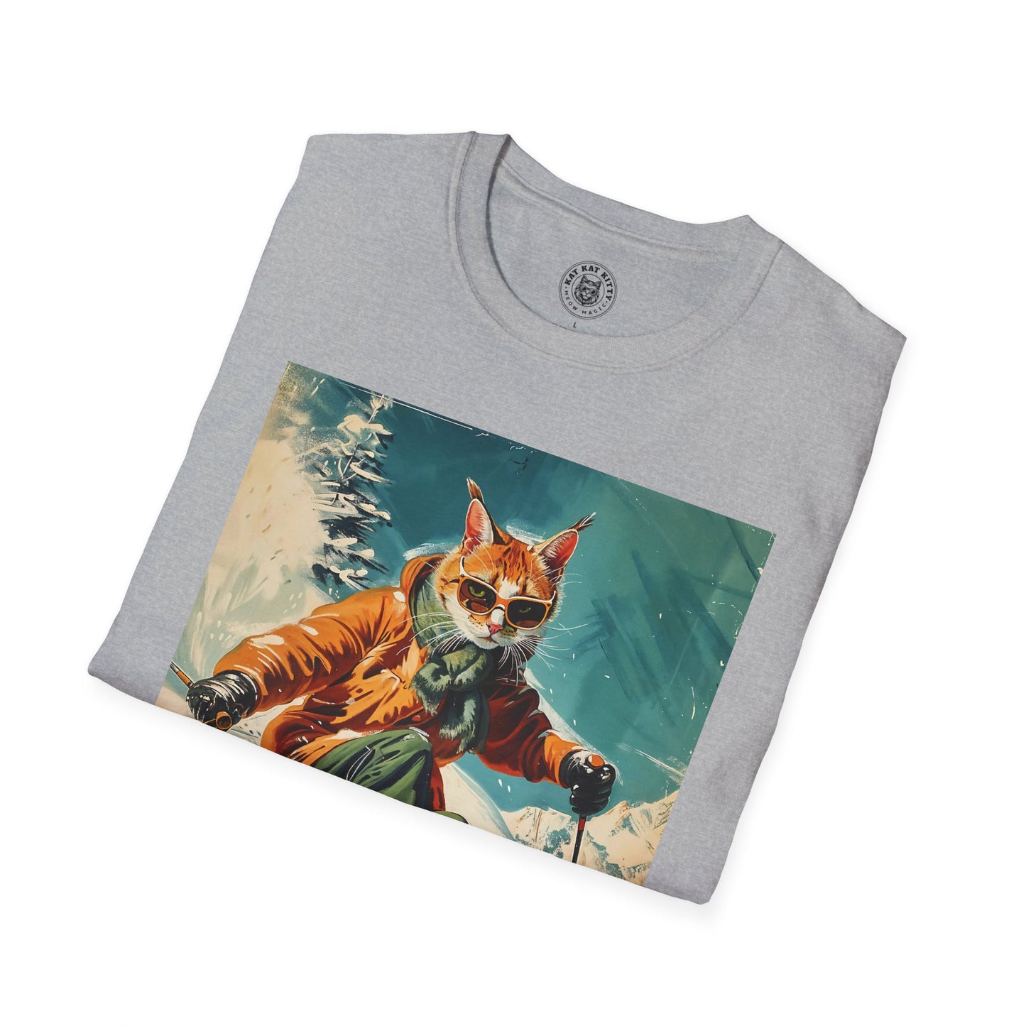 Meowna Lisa - Unisex Cat Graphic Tees | Graphic T Shirts