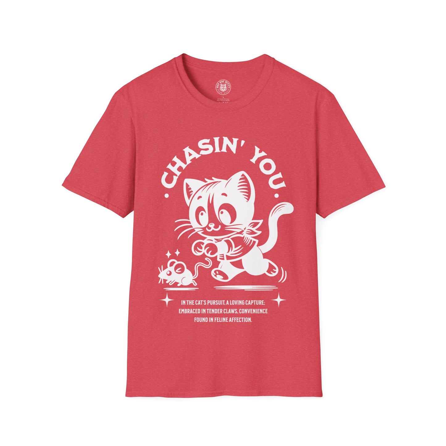 Chasing You - Unisex Cat Graphic Tees | Graphic T Shirts