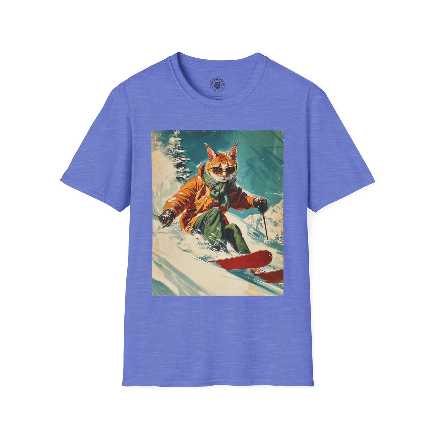 Meowna Lisa - Unisex Cat Graphic Tees | Graphic T Shirts