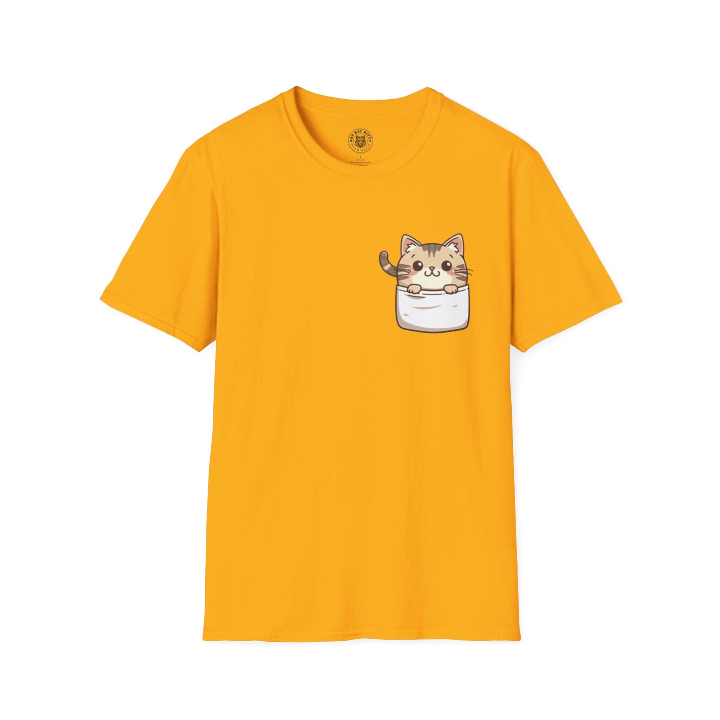 Cat In Pocket 3 - Unisex Cat Graphic Tees | Graphic T Shirts