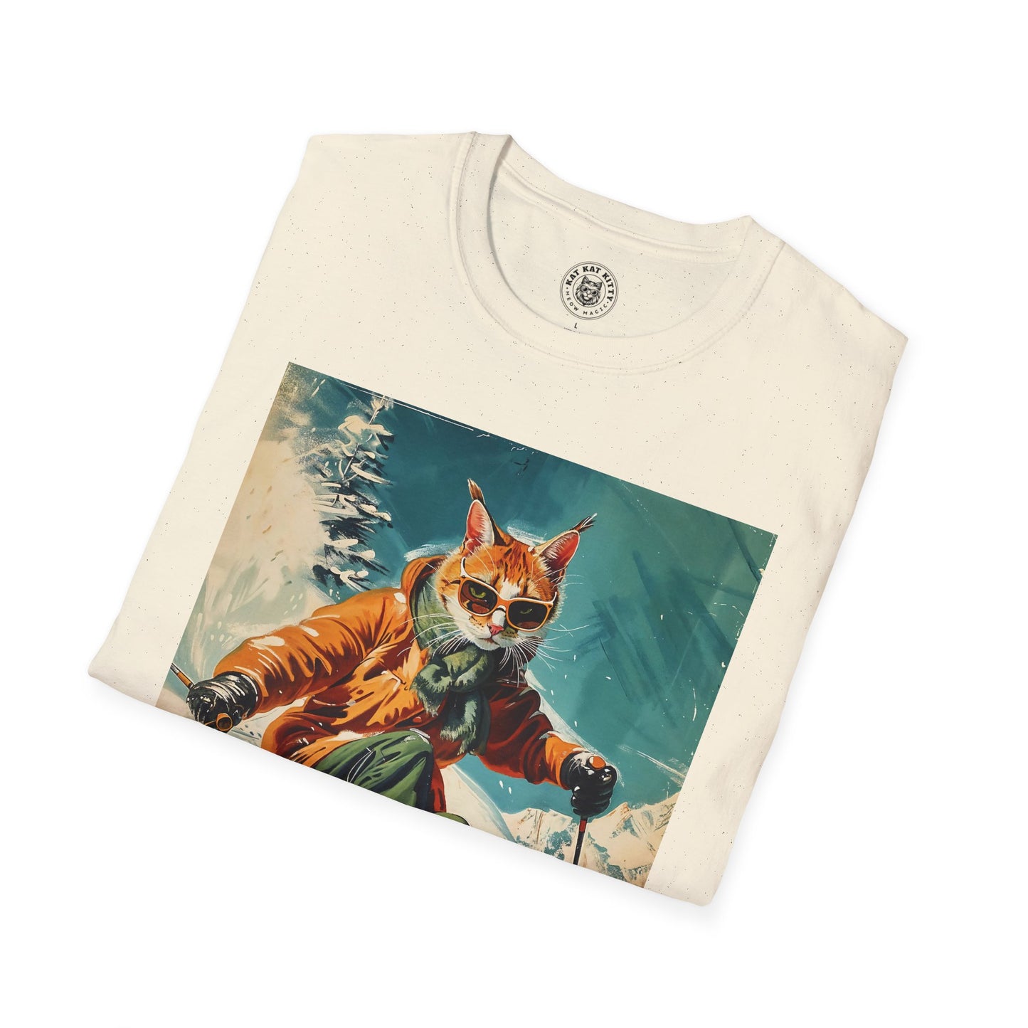 Meowna Lisa - Unisex Cat Graphic Tees | Graphic T Shirts