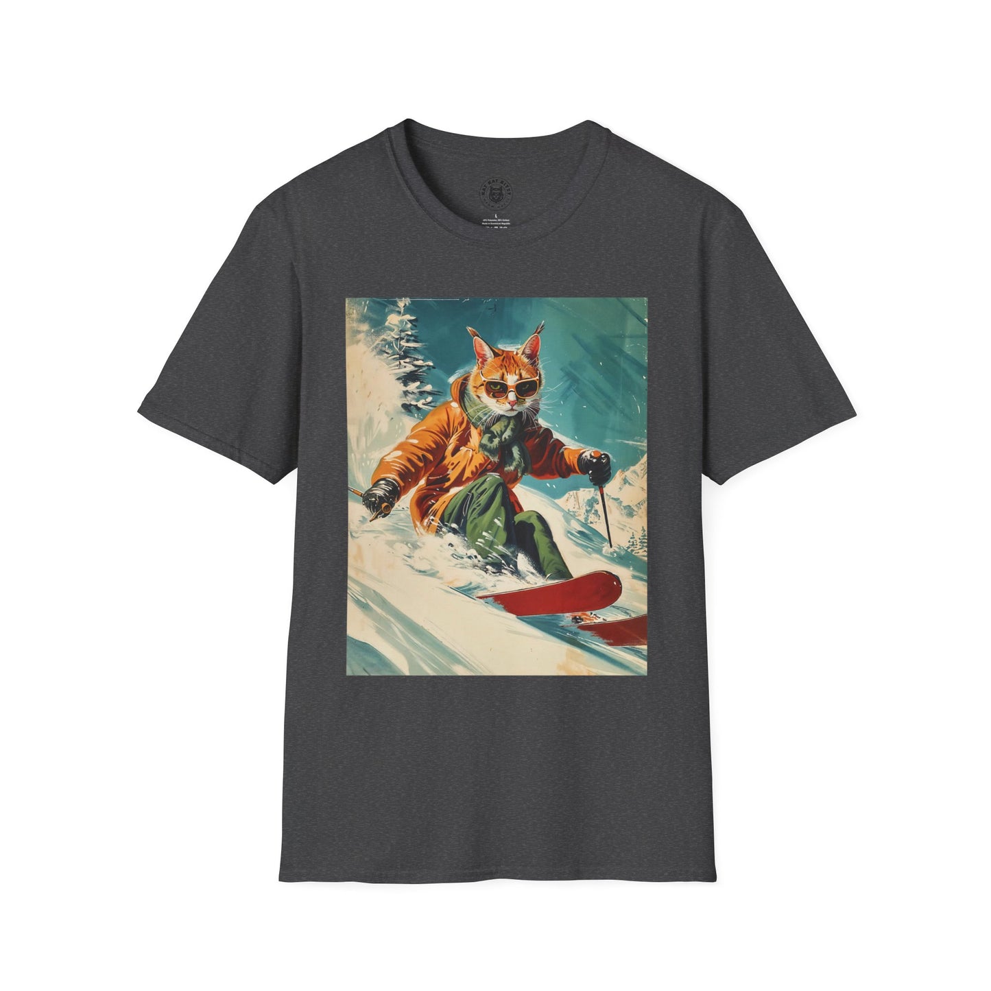 Meowna Lisa - Unisex Cat Graphic Tees | Graphic T Shirts
