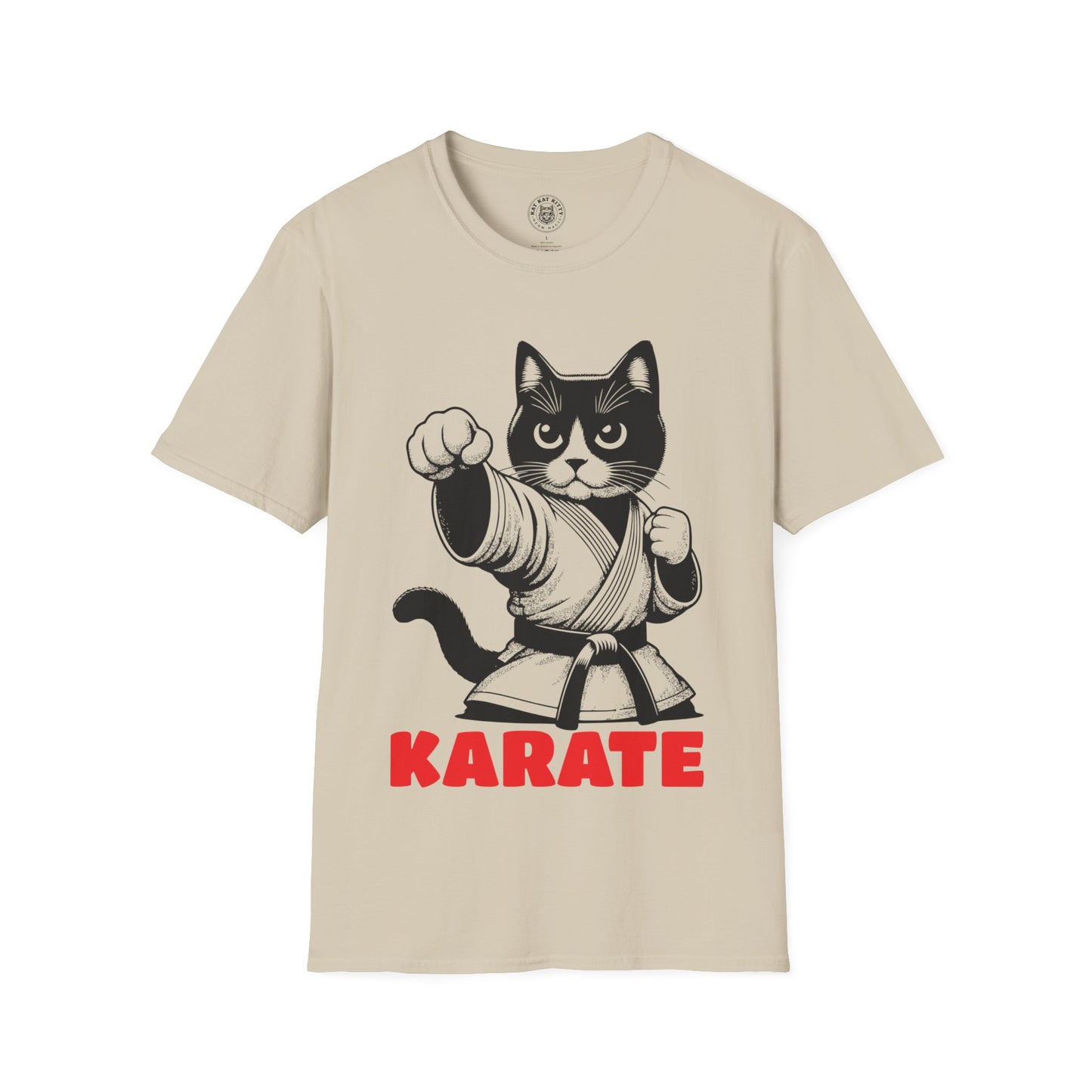 Karateka Cat - Unisex Cat Graphic Tees | Graphic T Shirts