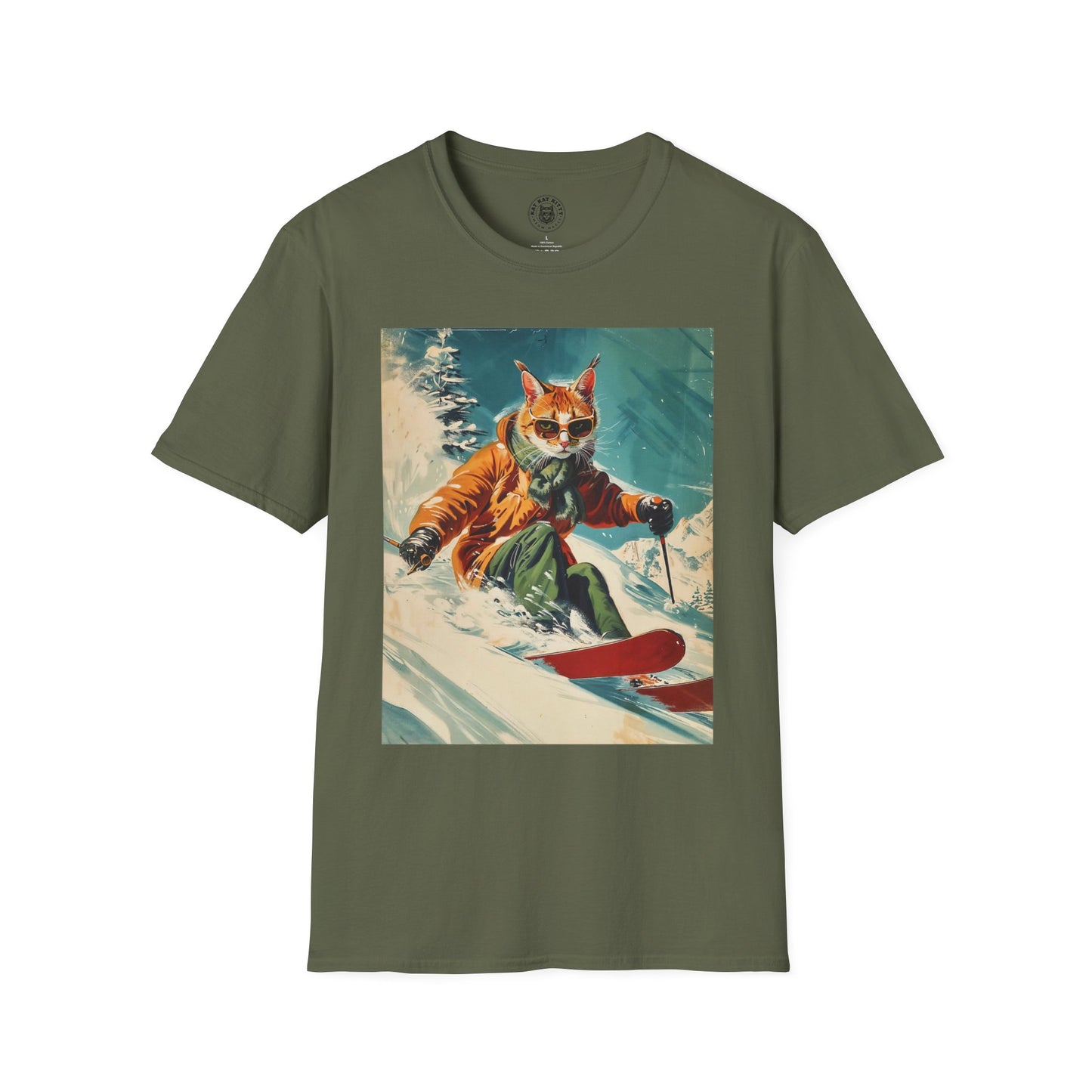 Meowna Lisa - Unisex Cat Graphic Tees | Graphic T Shirts