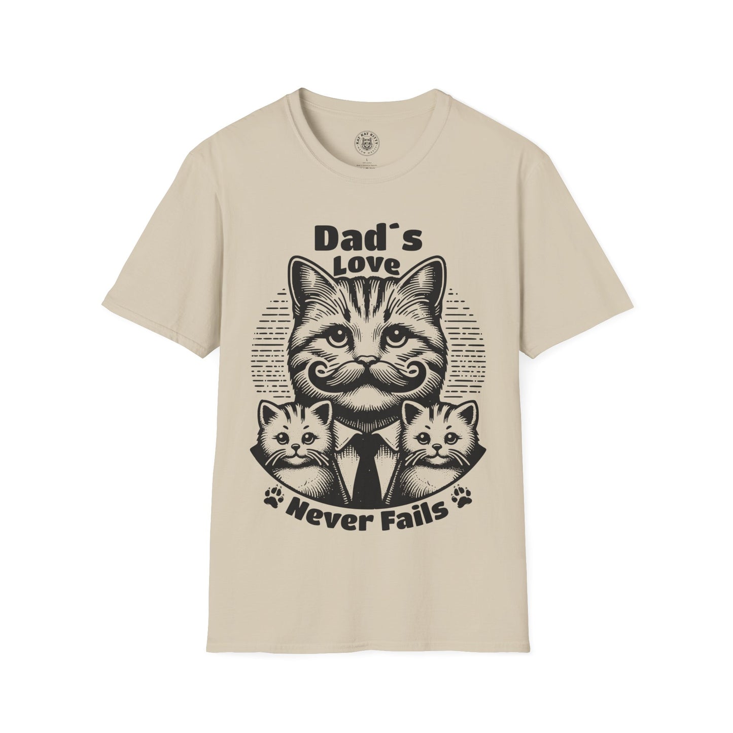 Dad´s Love Never Fails - Unisex Cat Graphic Tees | Graphic T Shirts