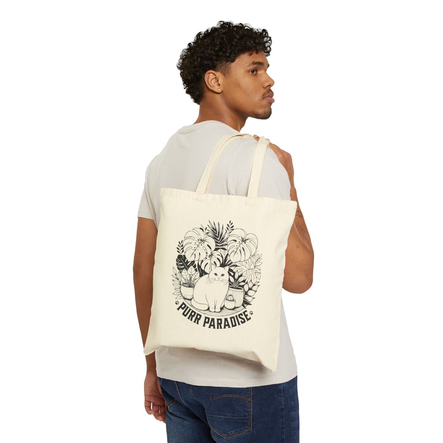 Purr Paradise - Cat Tote Bag