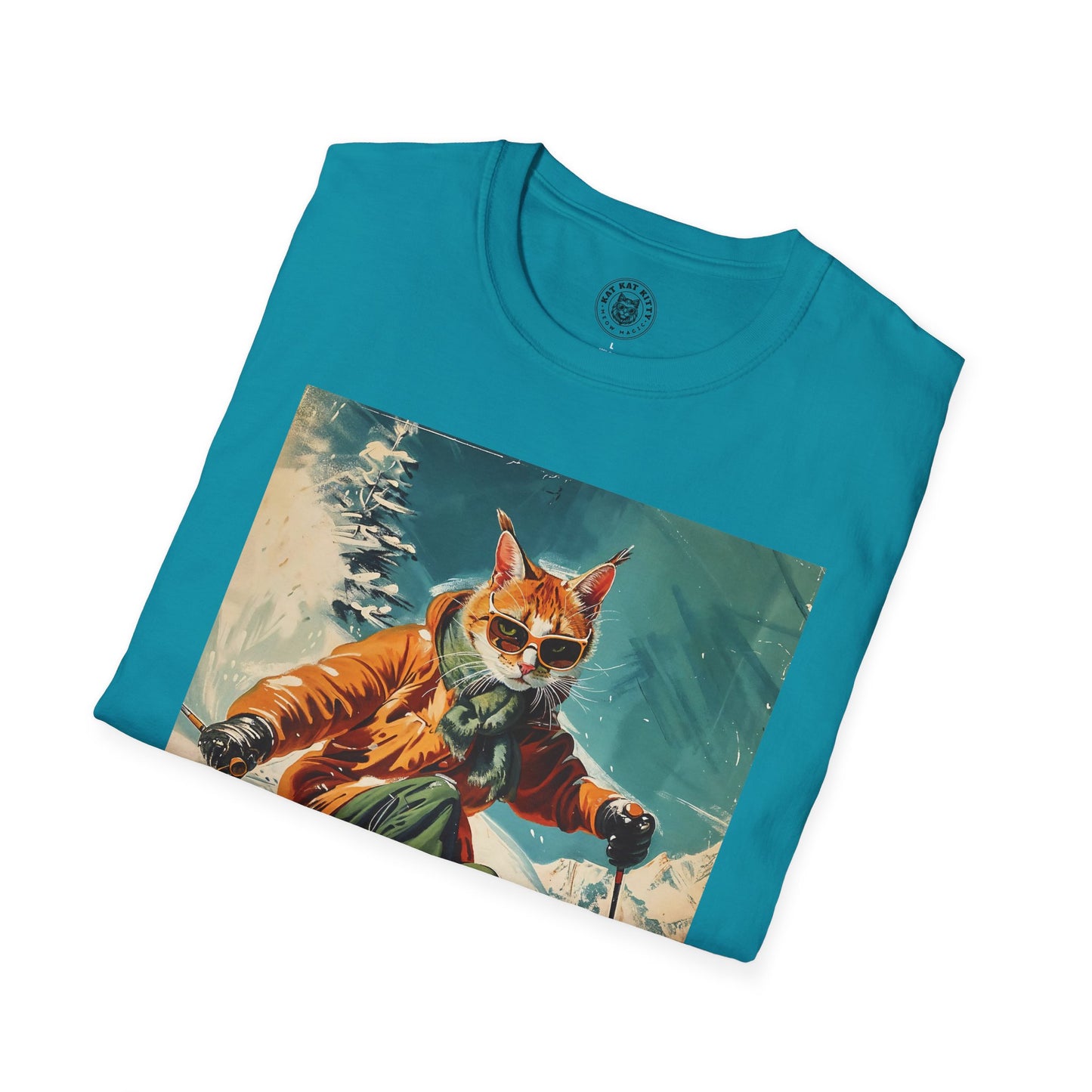 Meowna Lisa - Unisex Cat Graphic Tees | Graphic T Shirts