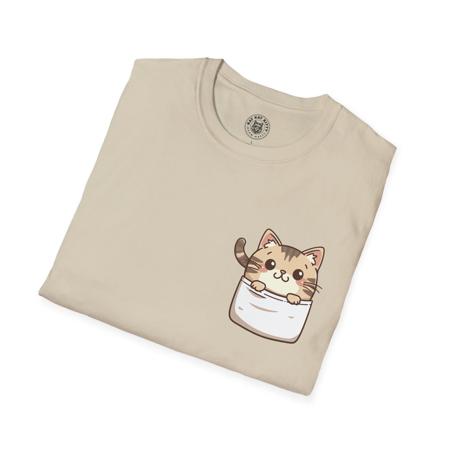 Cat In Pocket 3 - Unisex Cat Graphic Tees | Graphic T Shirts