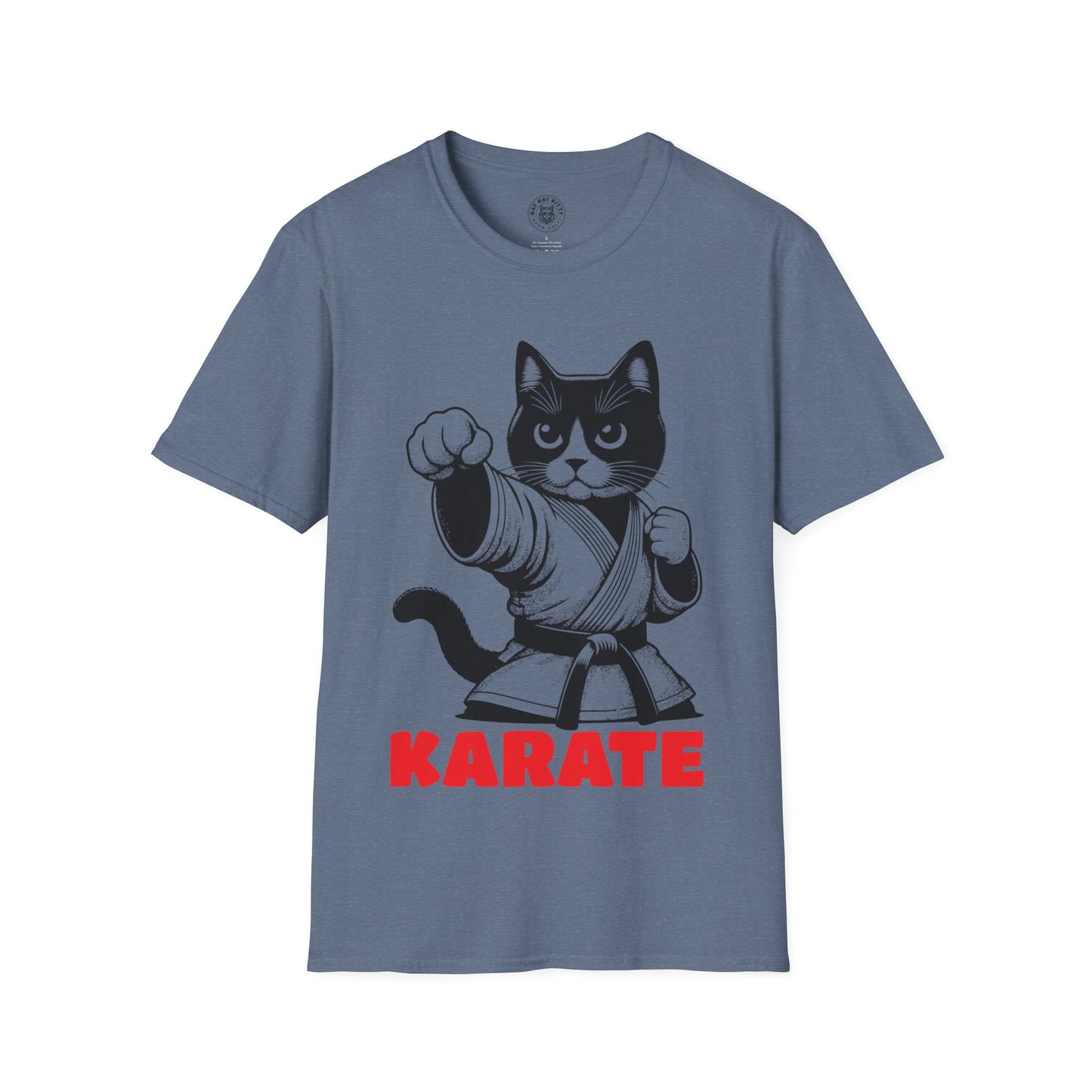Karateka Cat - Unisex Cat Graphic Tees | Graphic T Shirts