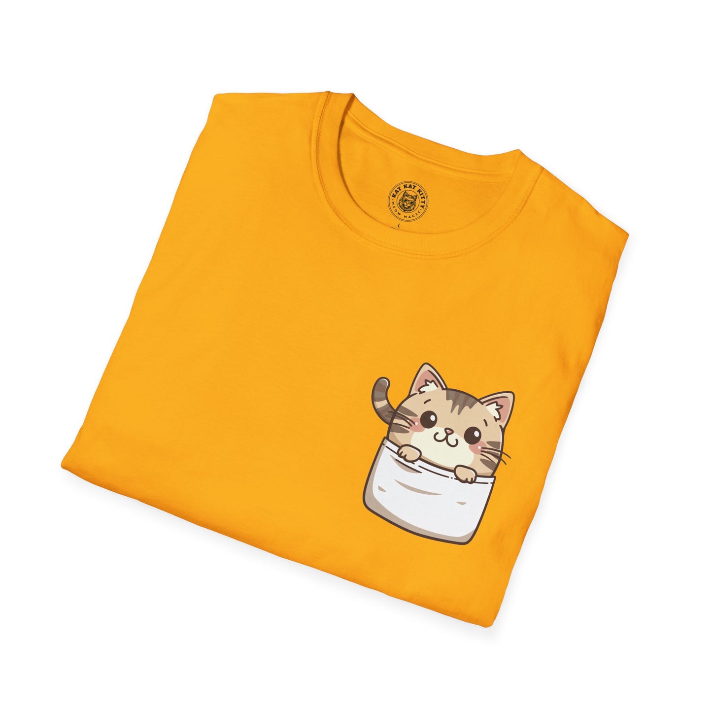 Cat In Pocket 3 - Unisex Cat Graphic Tees | Graphic T Shirts