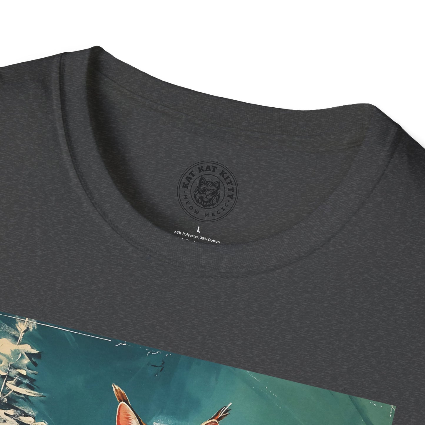 Meowna Lisa - Unisex Cat Graphic Tees | Graphic T Shirts