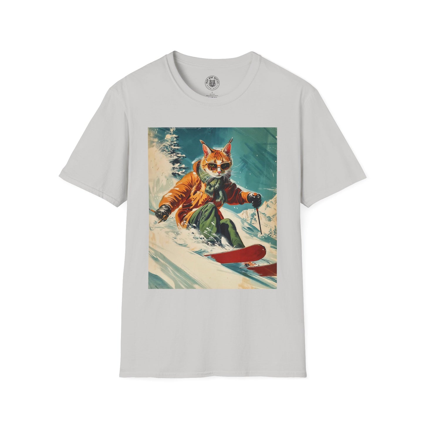 Meowna Lisa - Unisex Cat Graphic Tees | Graphic T Shirts