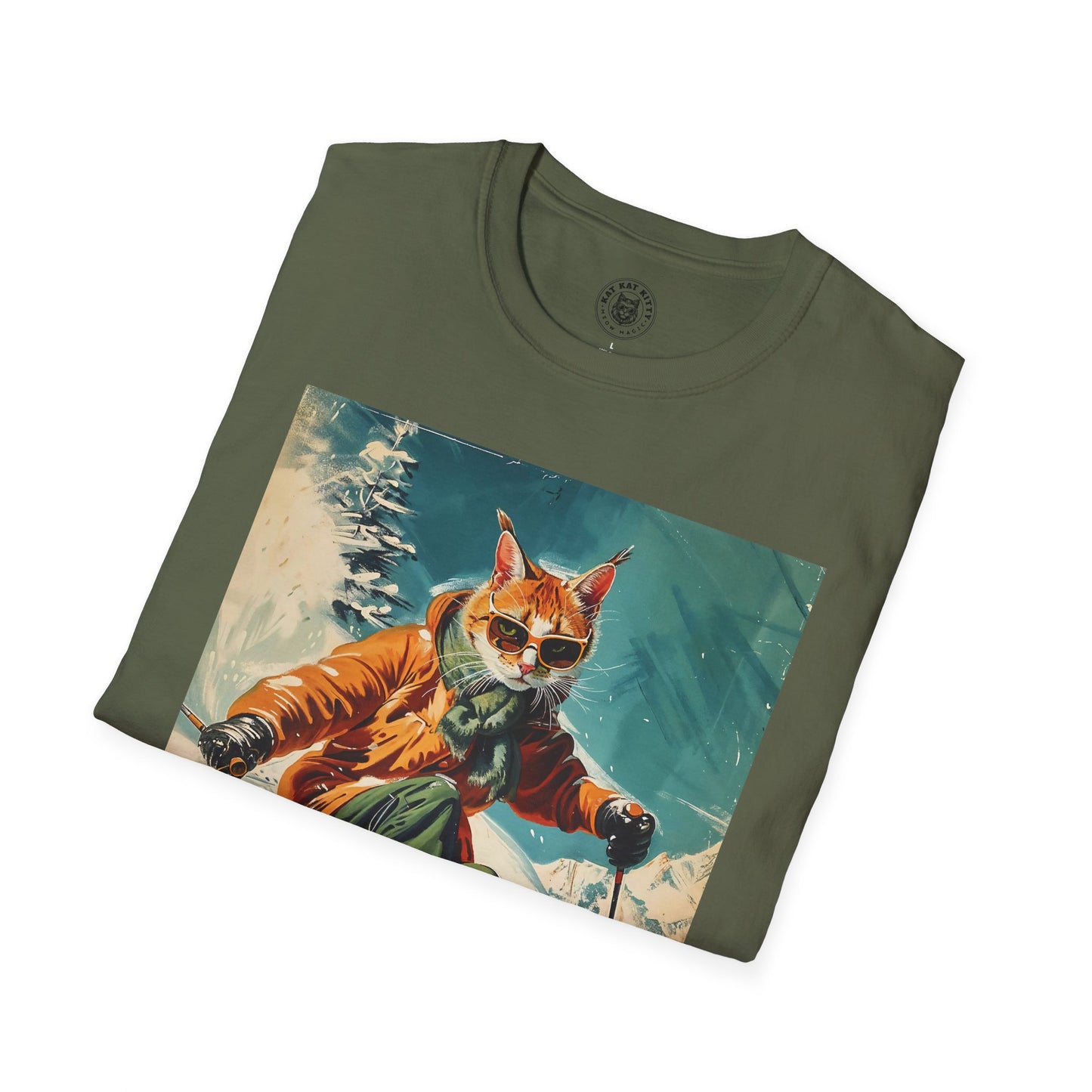Meowna Lisa - Unisex Cat Graphic Tees | Graphic T Shirts