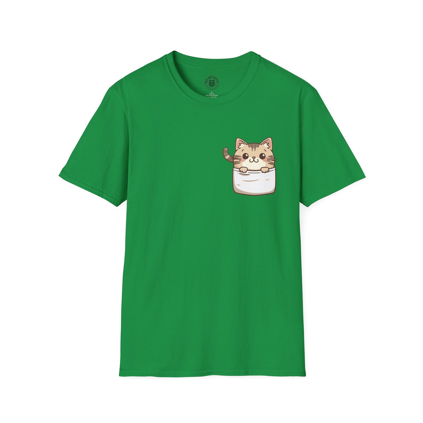 Cat In Pocket 3 - Unisex Cat Graphic Tees | Graphic T Shirts