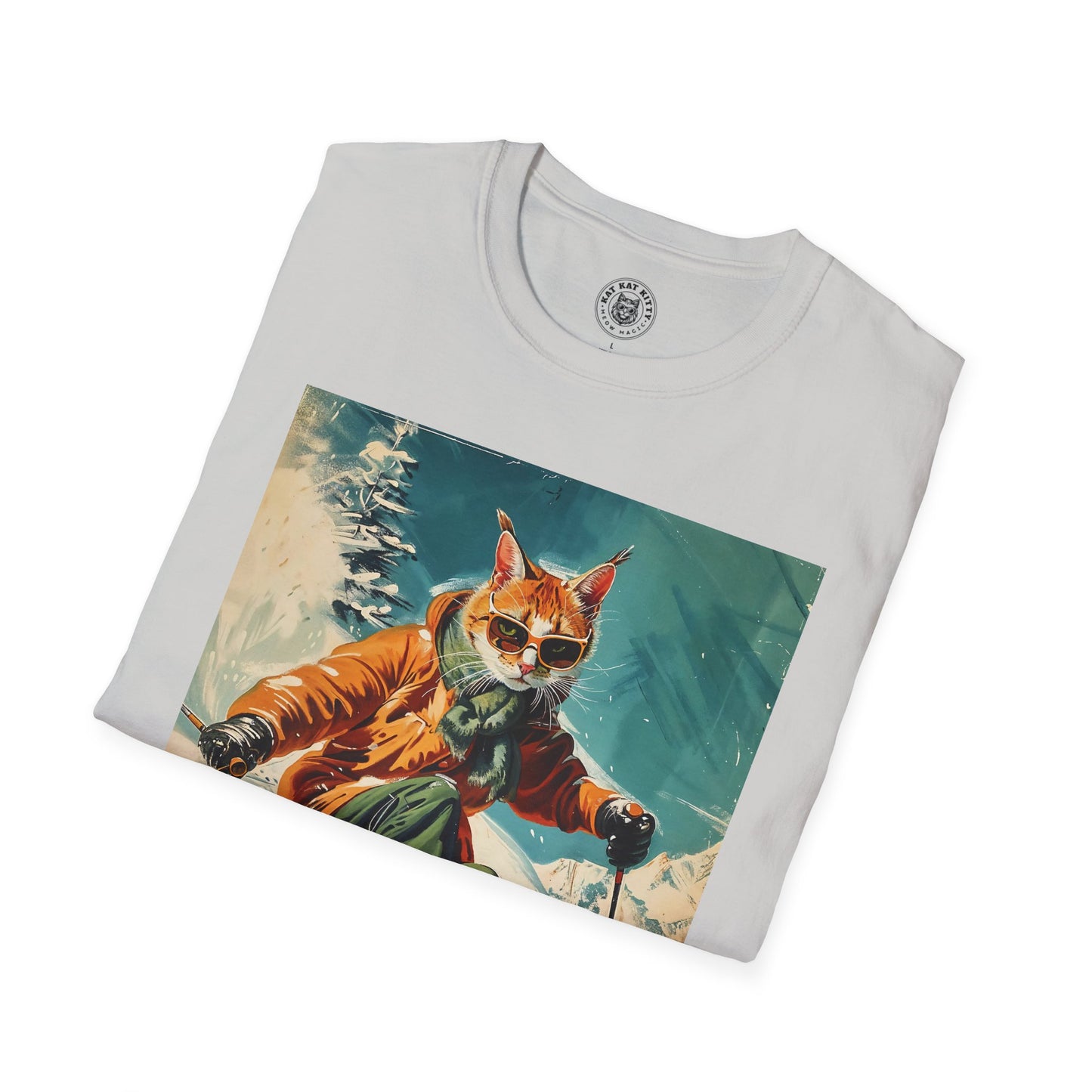 Meowna Lisa - Unisex Cat Graphic Tees | Graphic T Shirts