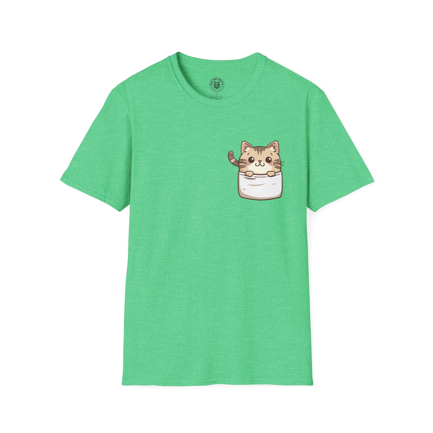 Cat In Pocket 3 - Unisex Cat Graphic Tees | Graphic T Shirts