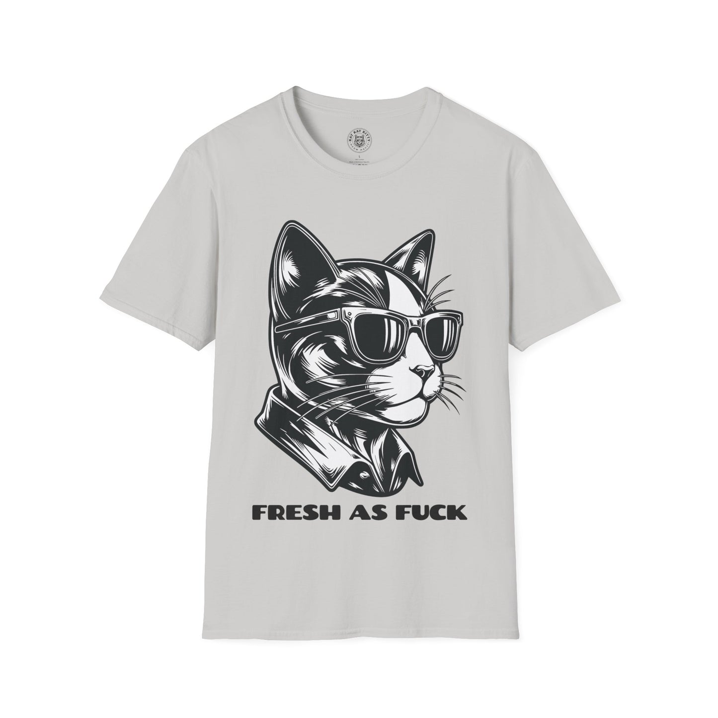 Fresh As Fuck - Unisex Cat Graphic Tees | Graphic T Shirts