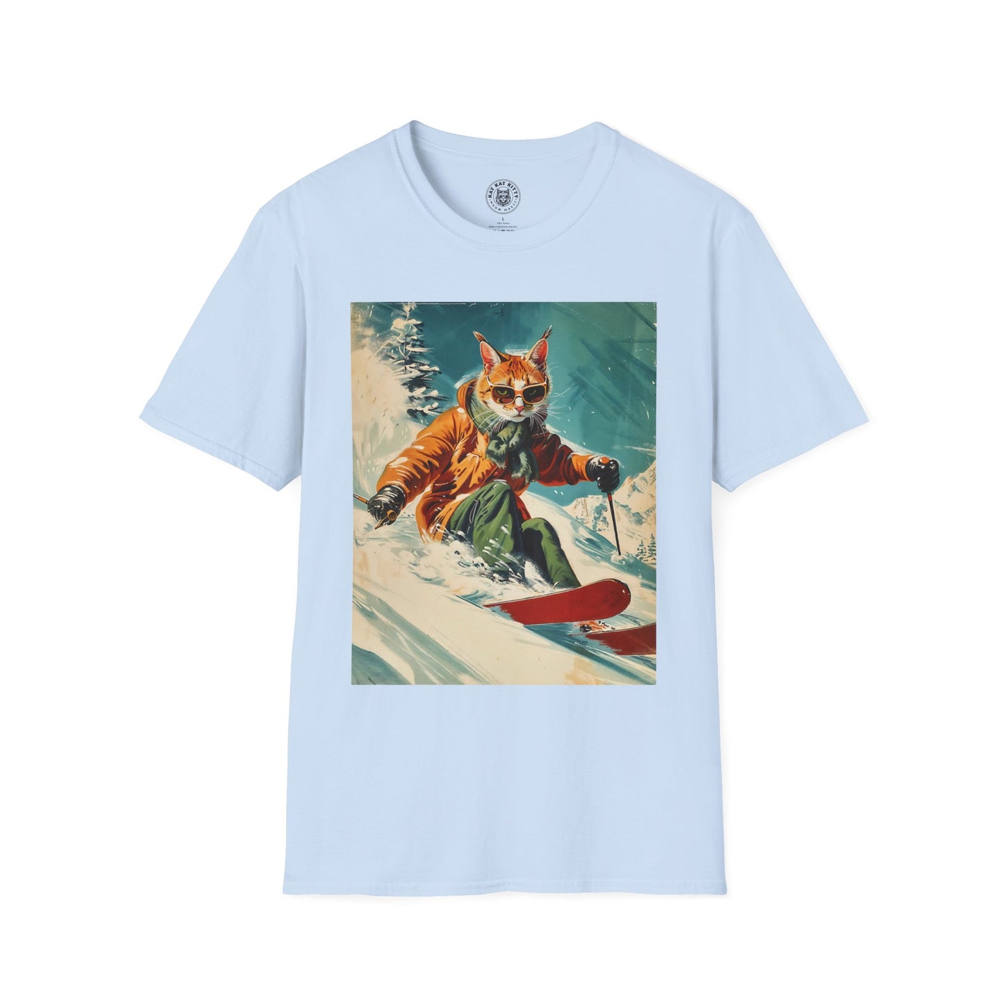 Meowna Lisa - Unisex Cat Graphic Tees | Graphic T Shirts