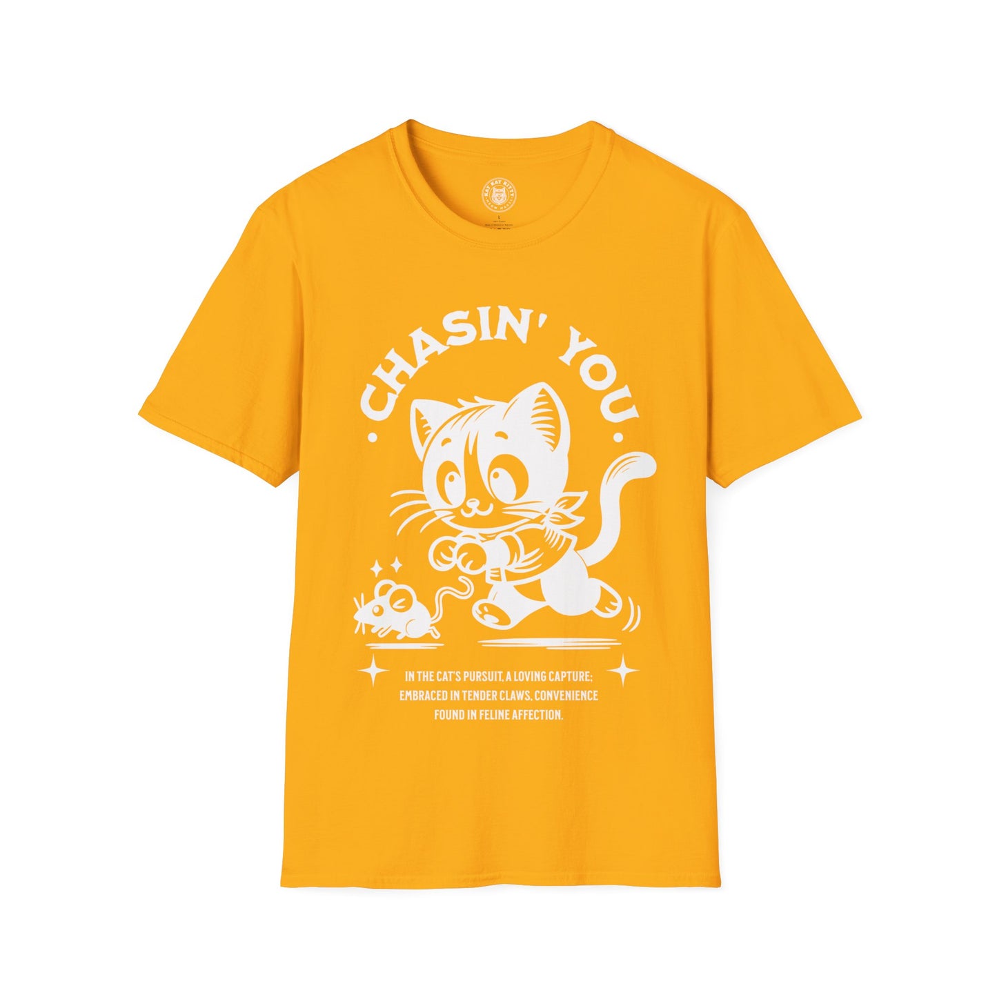 Chasing You - Unisex Cat Graphic Tees | Graphic T Shirts