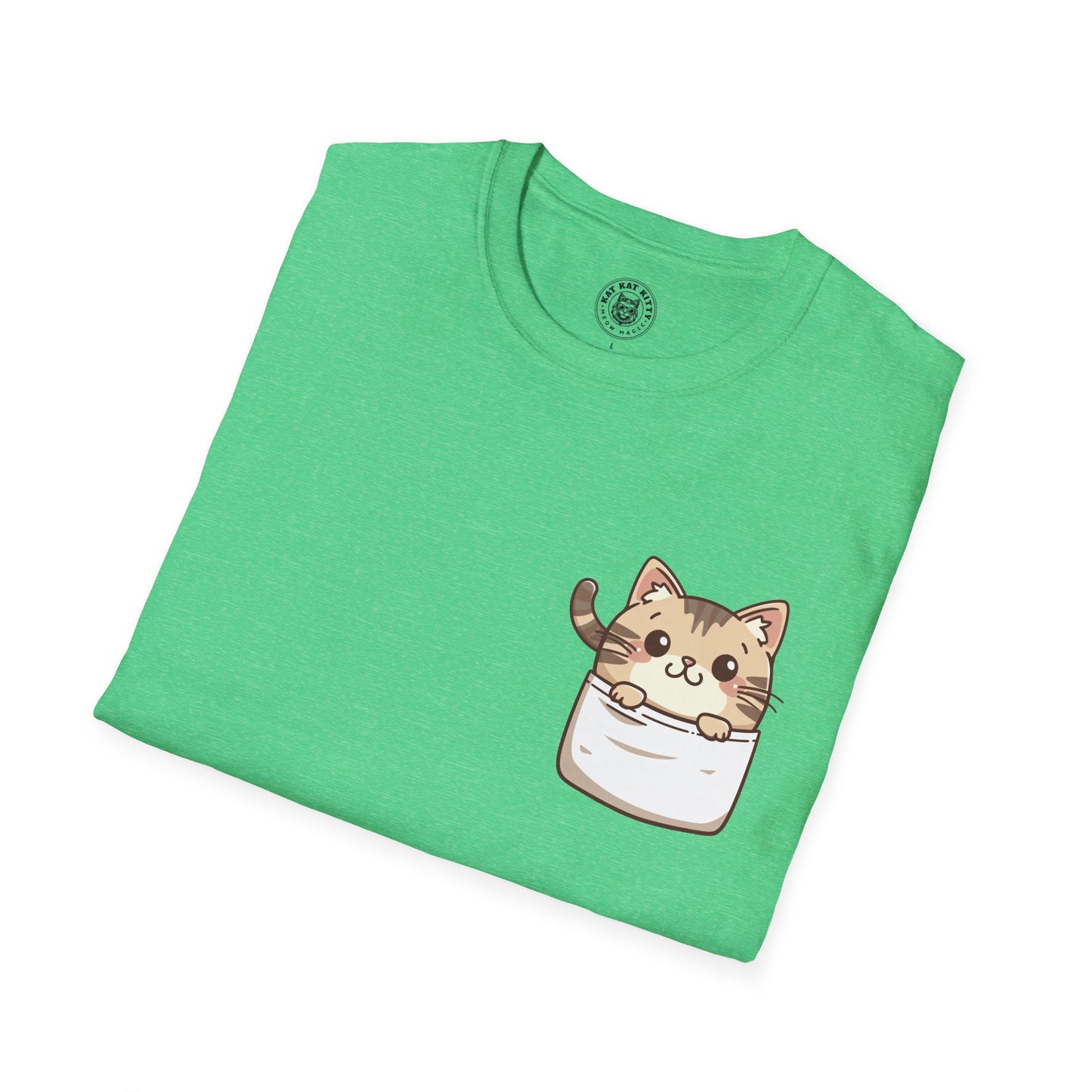 Cat In Pocket 3 - Unisex Cat Graphic Tees | Graphic T Shirts