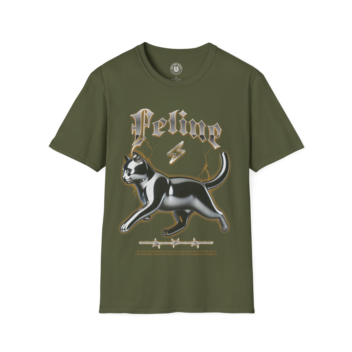 Feline - Unisex Cat Graphic Tees | Graphic T Shirts