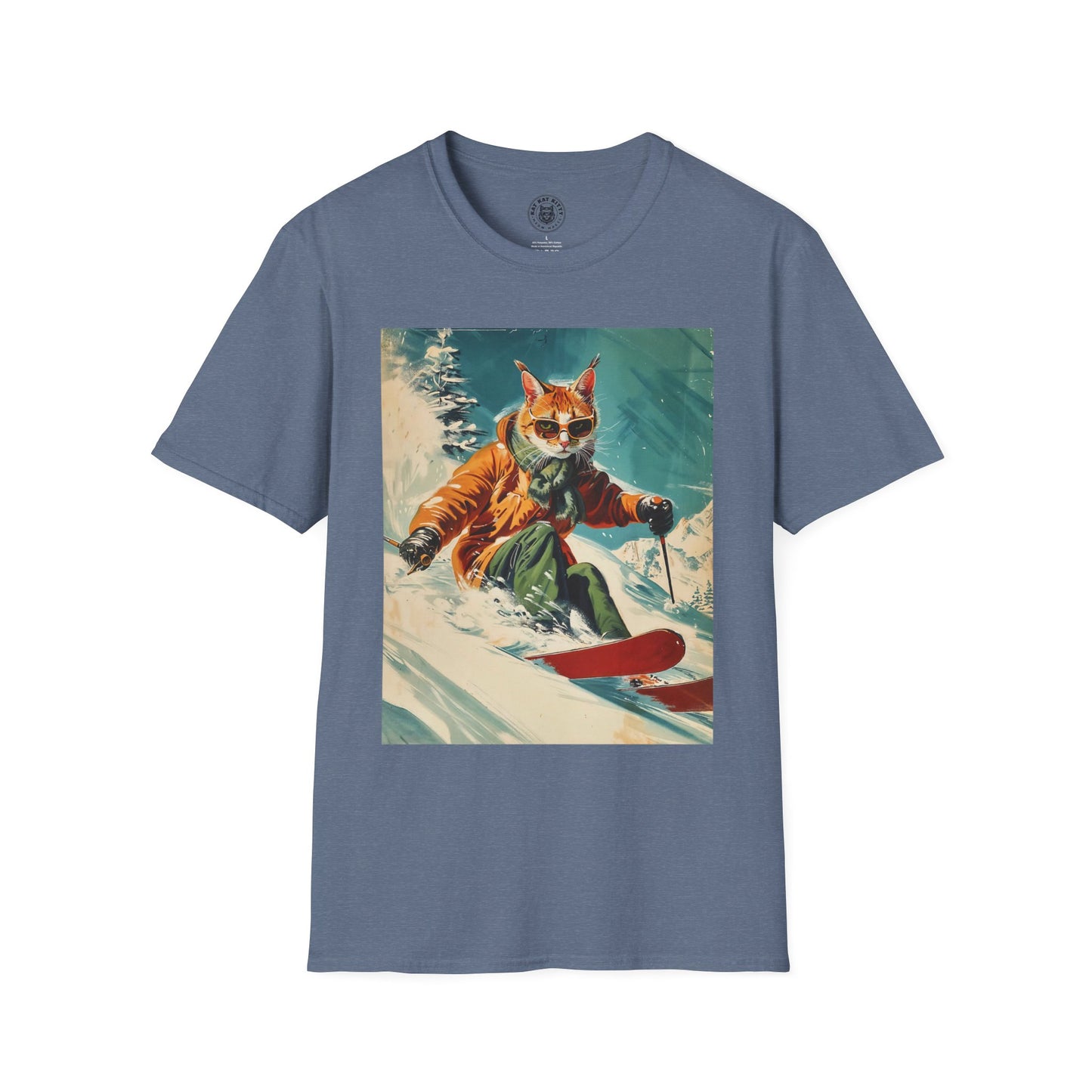 Meowna Lisa - Unisex Cat Graphic Tees | Graphic T Shirts