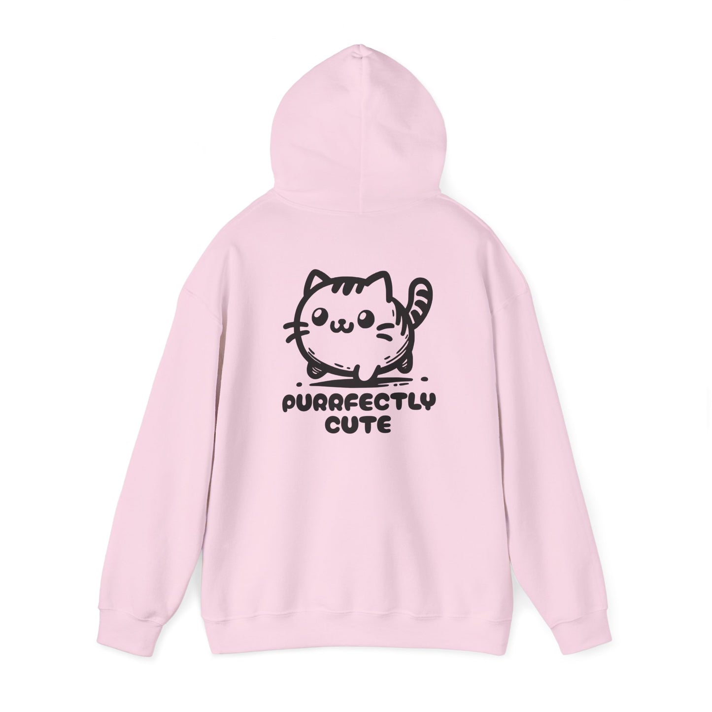 Purrrfectly Cute - Unisex Heavy Blend™ Hooded Cat Sweatshirt