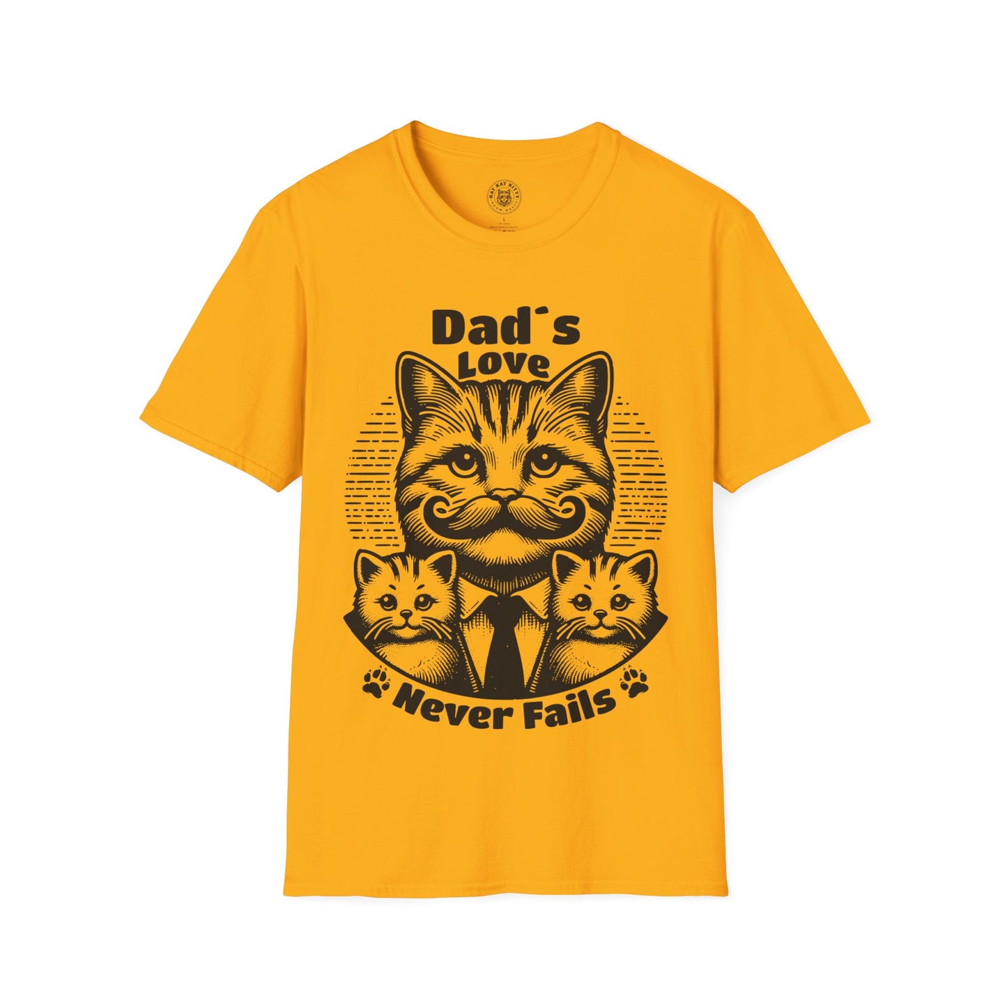 Dad´s Love Never Fails - Unisex Cat Graphic Tees | Graphic T Shirts